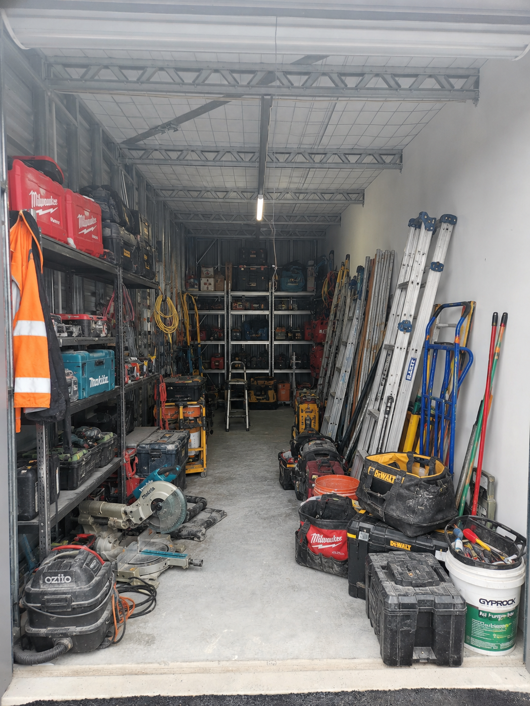 Secure business and tradie storage at Myt4you Storage Ravenswood with space for tools, equipment, stock and work vehicles in alarmed storage units.