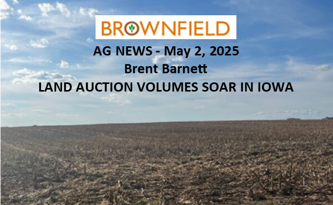Land Auction Volumes Soar in Iowa