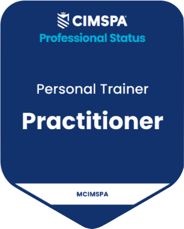 CIMSPA Professional Status badge for Personal Trainer Practitioner.