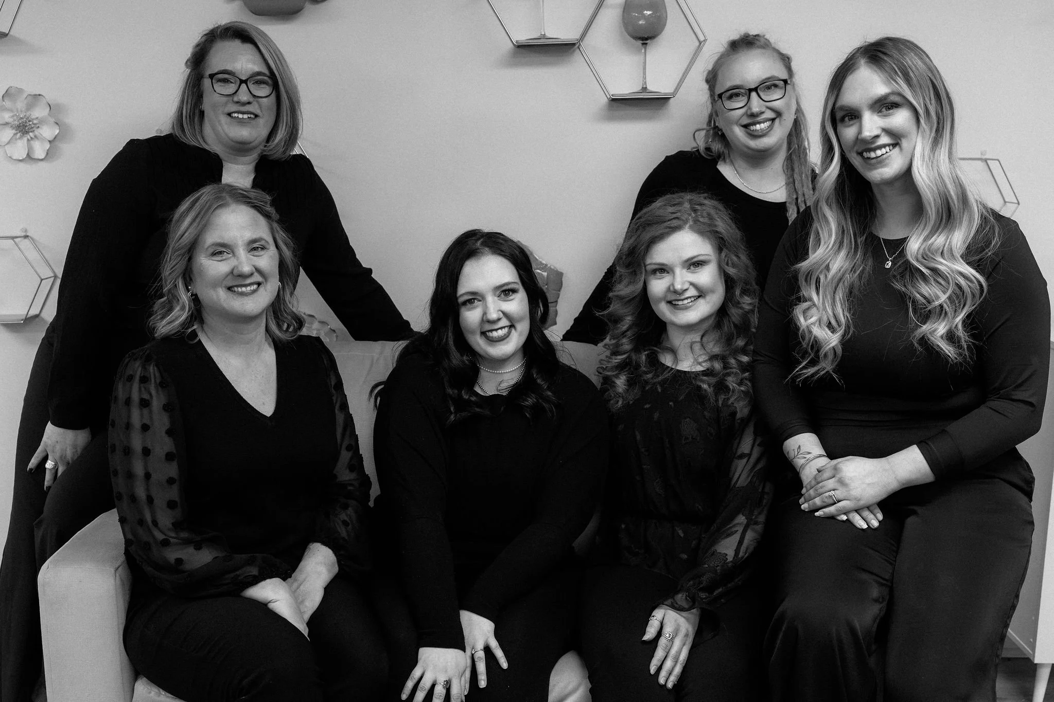 The team of Royal Bee Bartending (Shelby Bellen's 6-figure mobile bar company)!