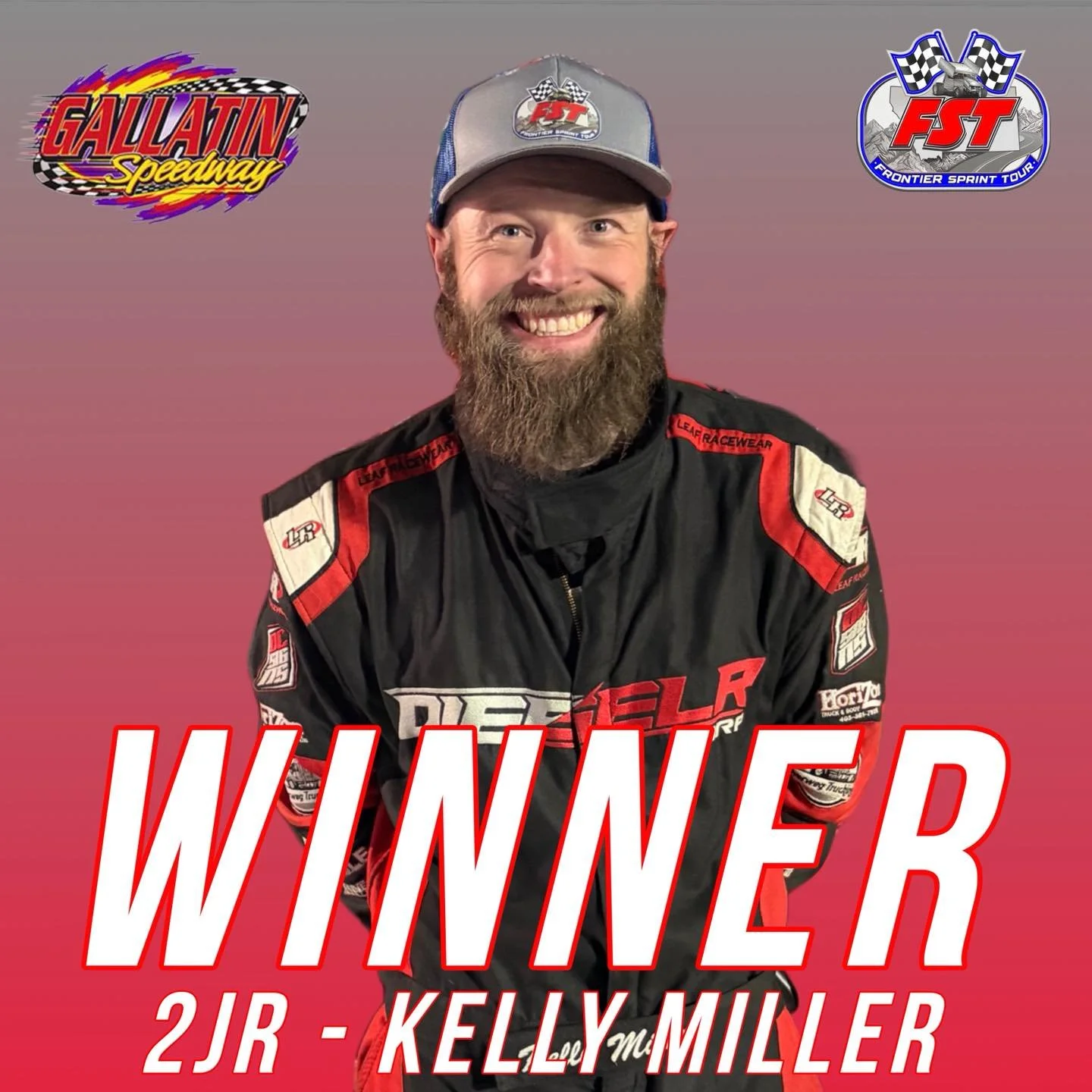 NUMBER TWO FOR NUMBER 2!!!
Kelly Miller runs away with it to take his second race win of the season!!!
#FST26