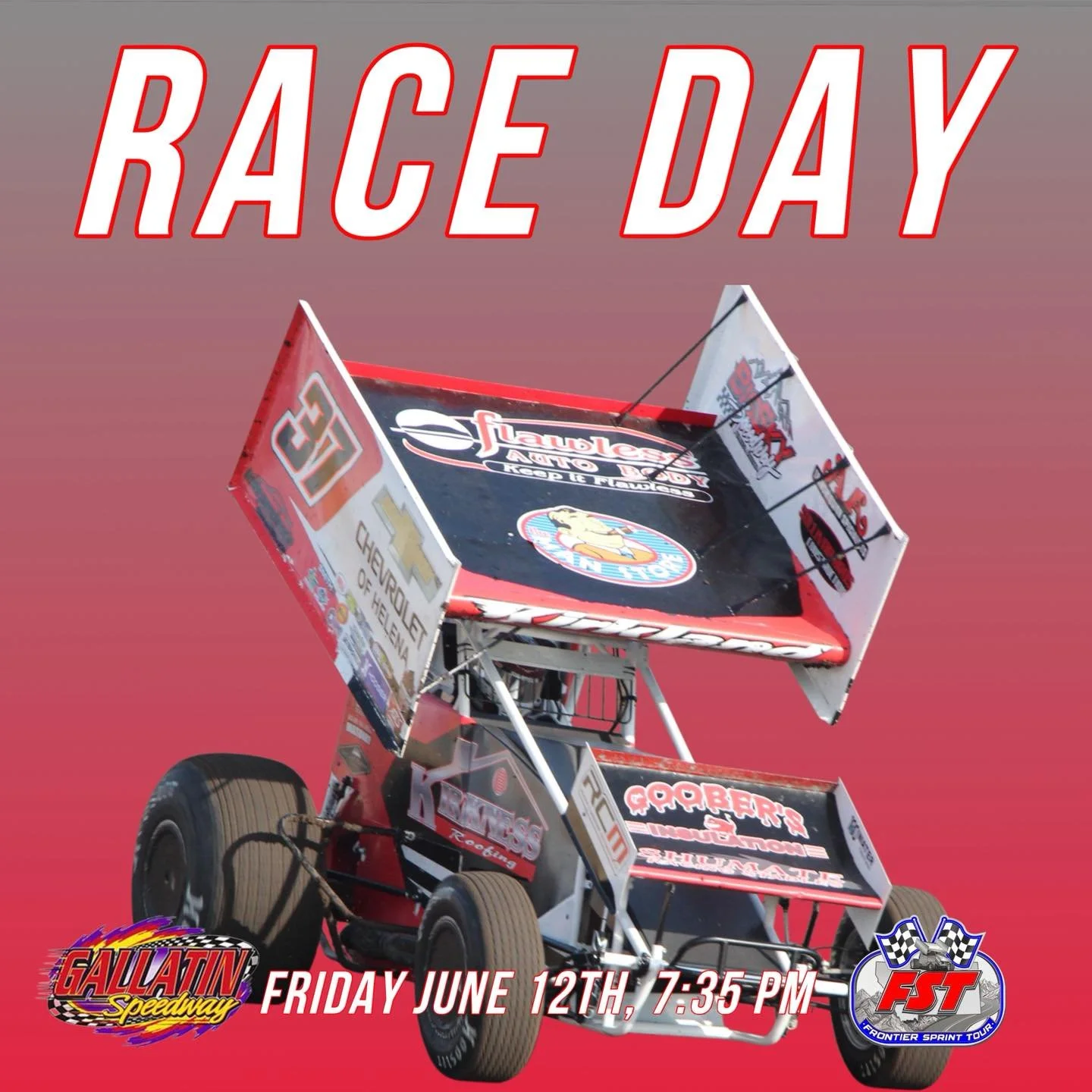 ITS RACEDAY IN BELGRADE!!
For the second weekend of the season, the Frontier Sprint Tour takes to the track starting tonight at Galatin Speedway! Catch us there at 7:35pm!