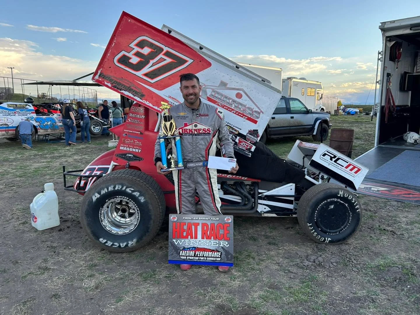 You kaeding_performance Heat Race One winner from last night was Trever Kirkland!
The Triple X Race Components Heat Race Two winner was Sheldon Bender!
And the first ever DSI Performance Machine Fastest Heat Race Winner was Trever Kirkland!