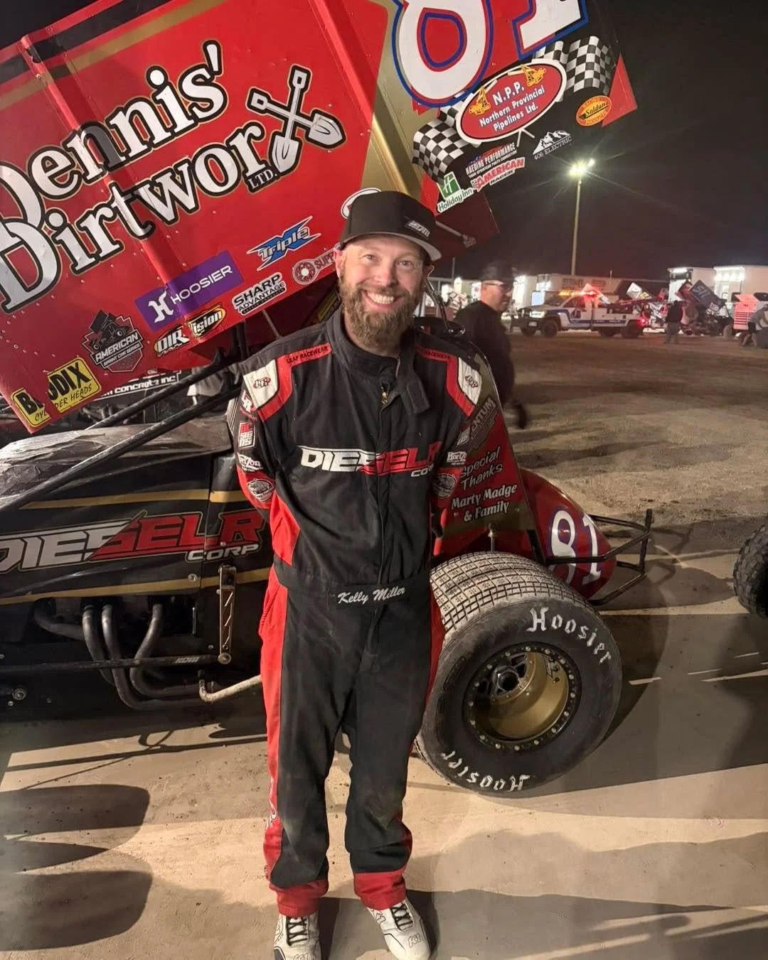 Frontier Sprint Tour Champion Kelly Miller was the highest finishing FST driver in last nights Harvey Ostermiller Memorial prelim. Him, with many others, will be back in action tonight for the $12,012 to win show at Big Sky Speedway and live on DirtV
