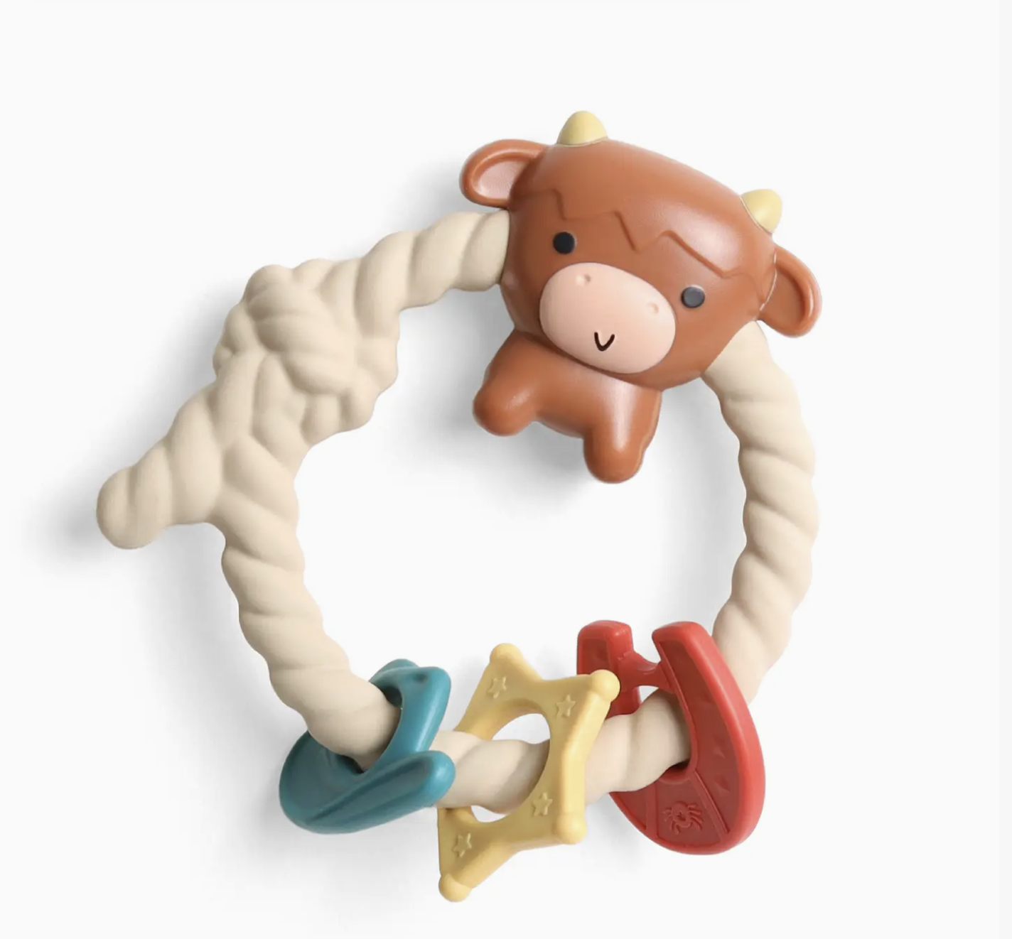 Highland Cow Ritzy Rattle