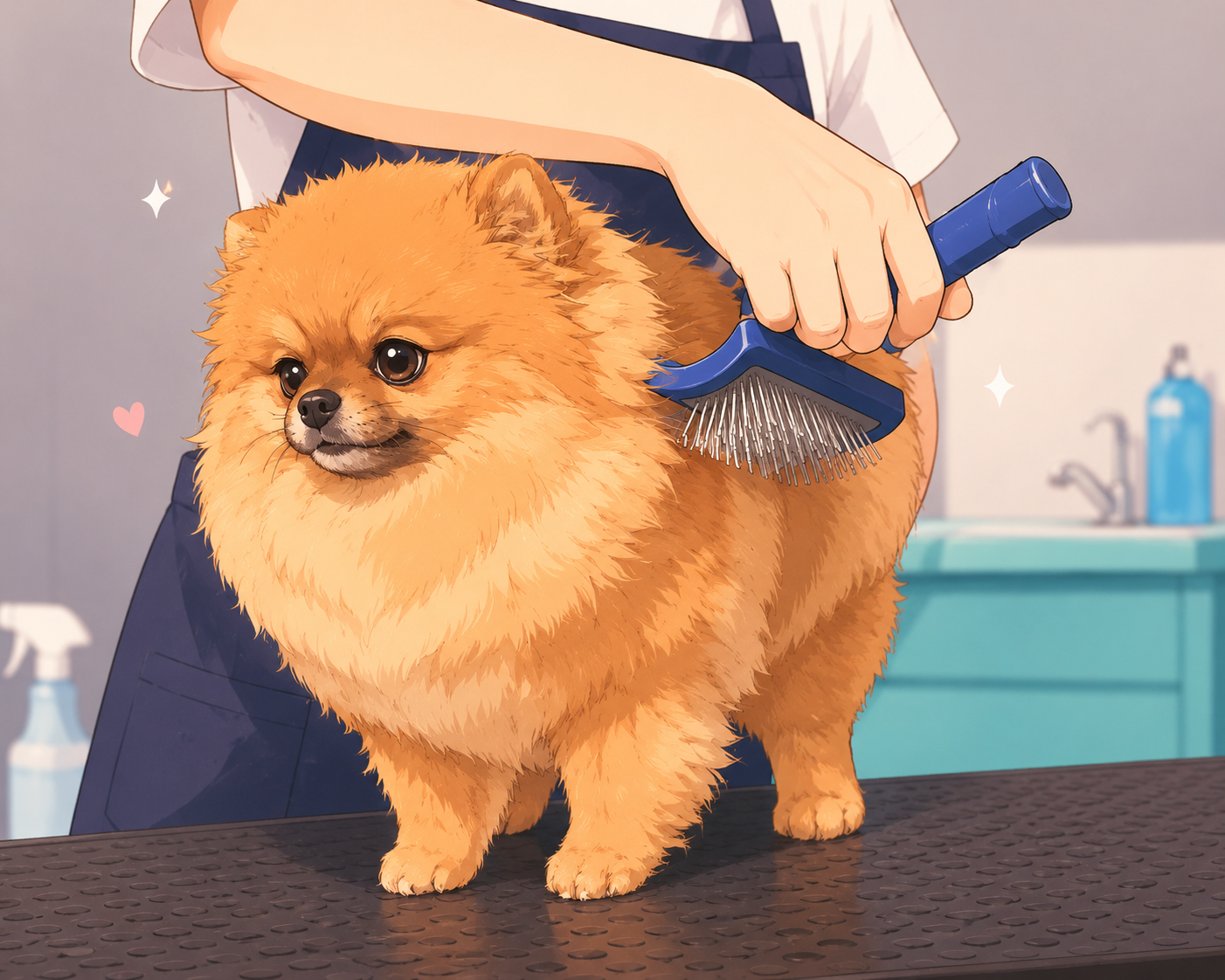 Dog Brushing