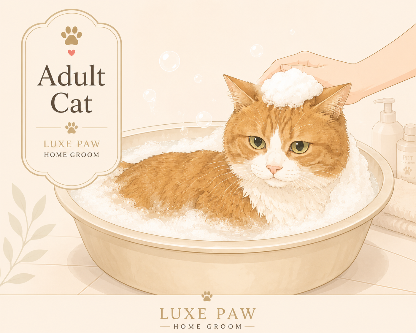 Adult Cat Bath