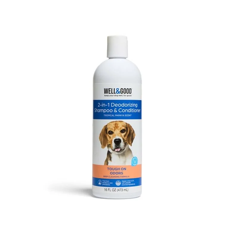 Well & Good Deodorizing 2 in 1 Shampoo and Conditioner