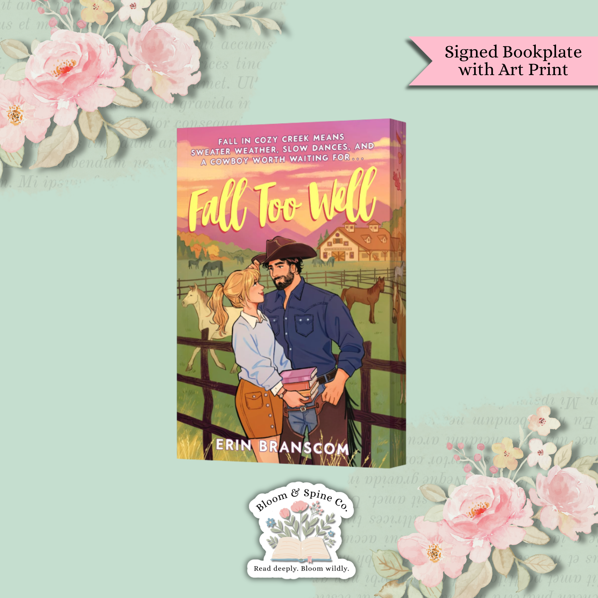 Fall Too Well by Erin Branscom (SIGNED COPY) (DELUXE EDITION)