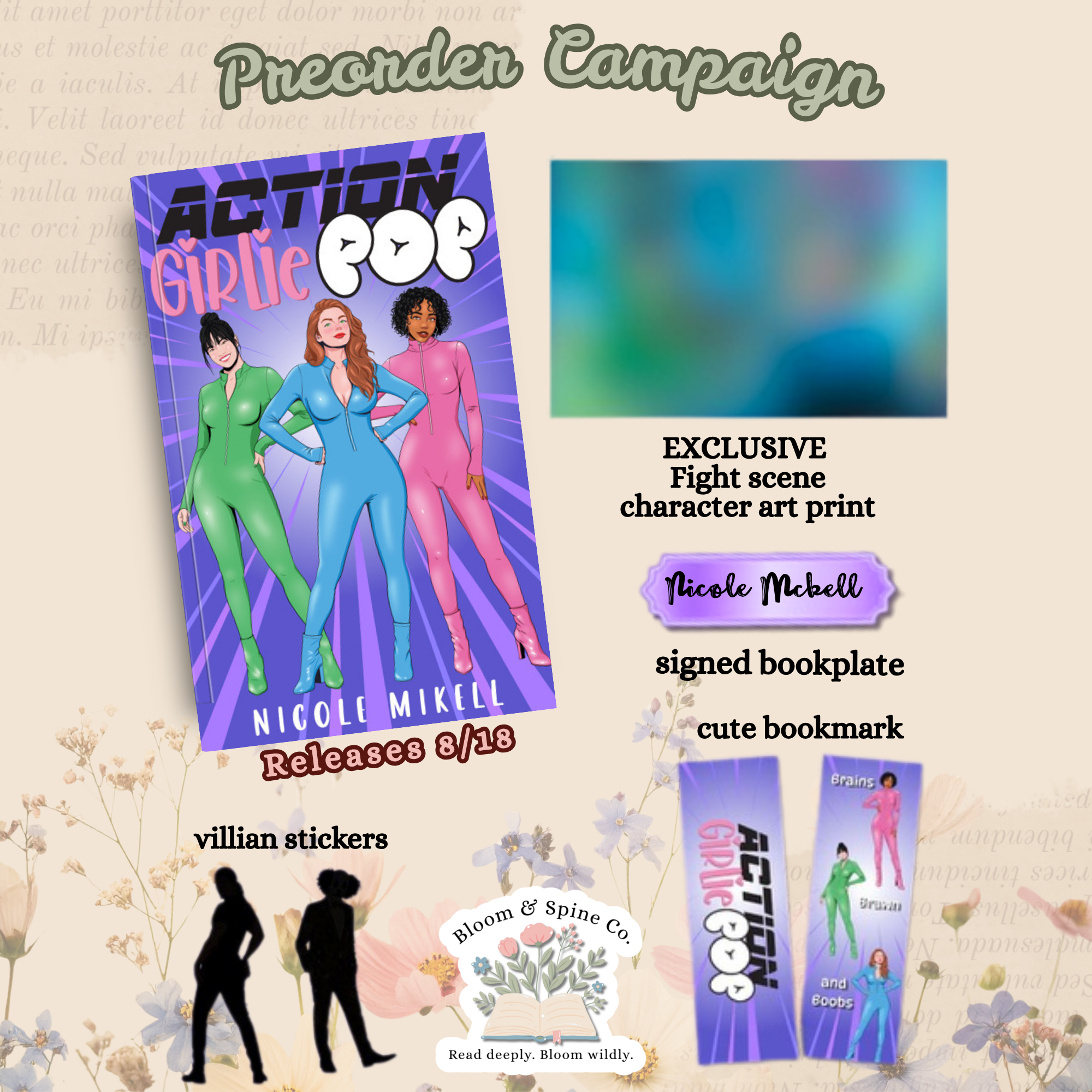 Action Girlie Pop by Nicole Mikell **PREORDER**