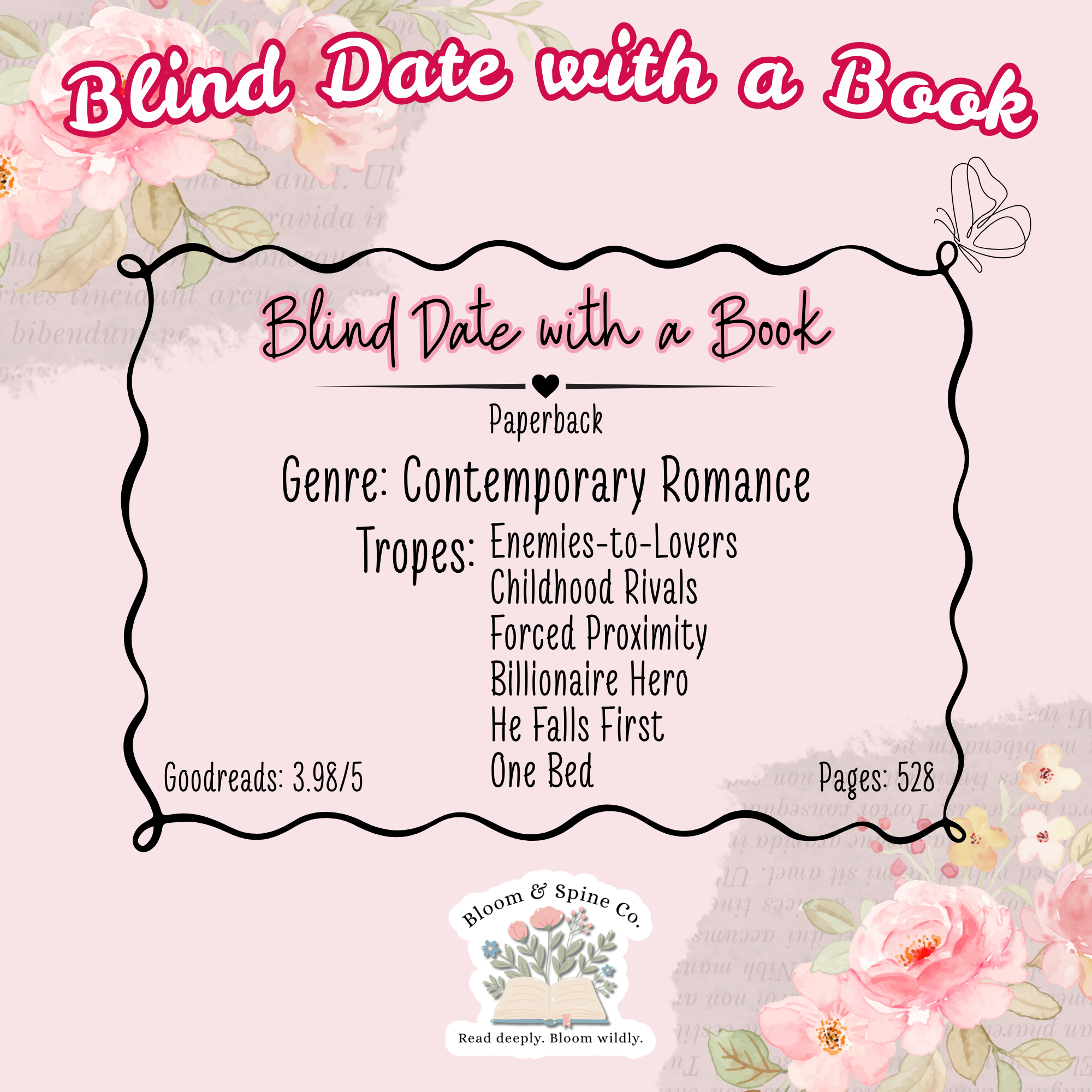 BLIND DATE WITH A BOOK #015