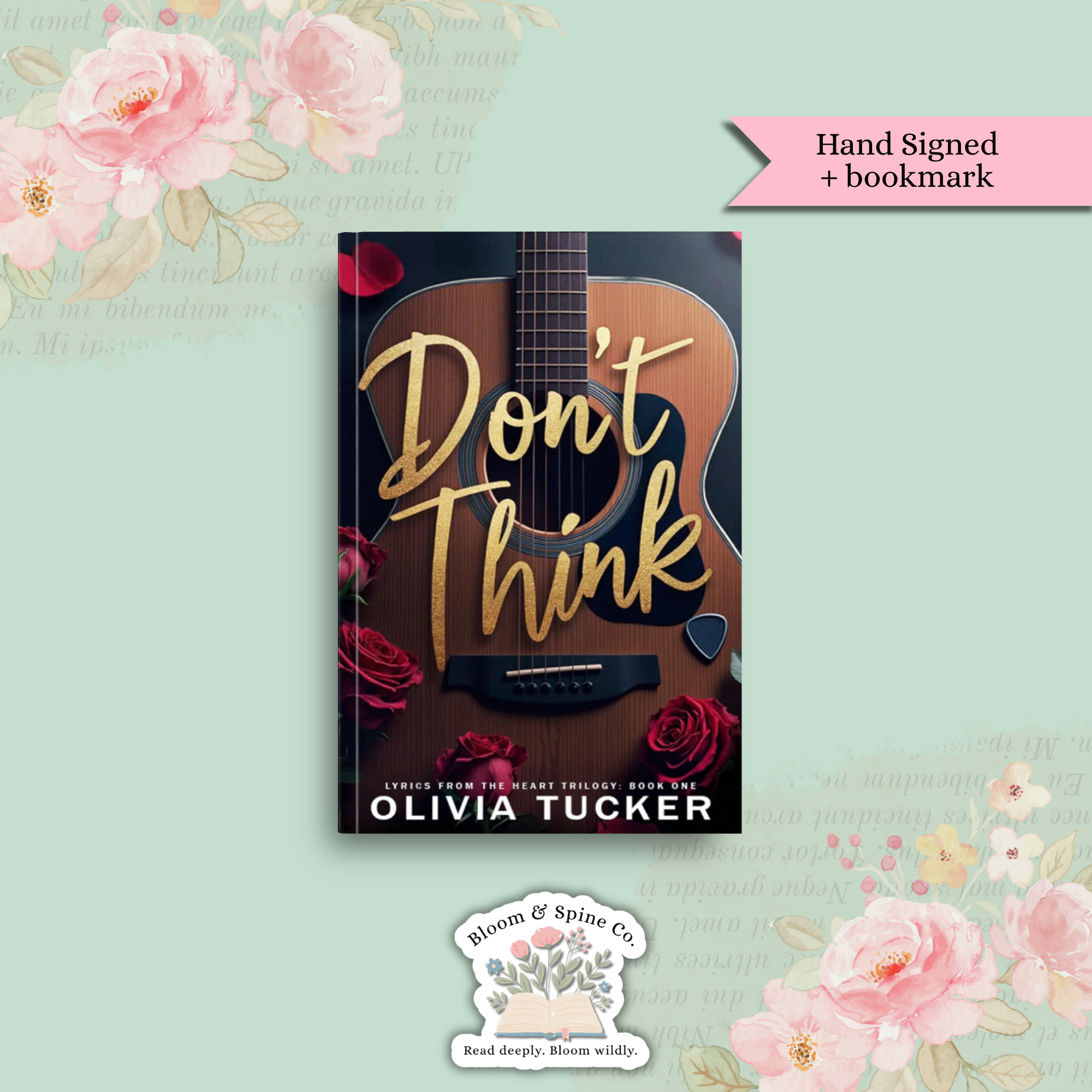 Don't Think by Olivia Tucker **SIGNED COPY**