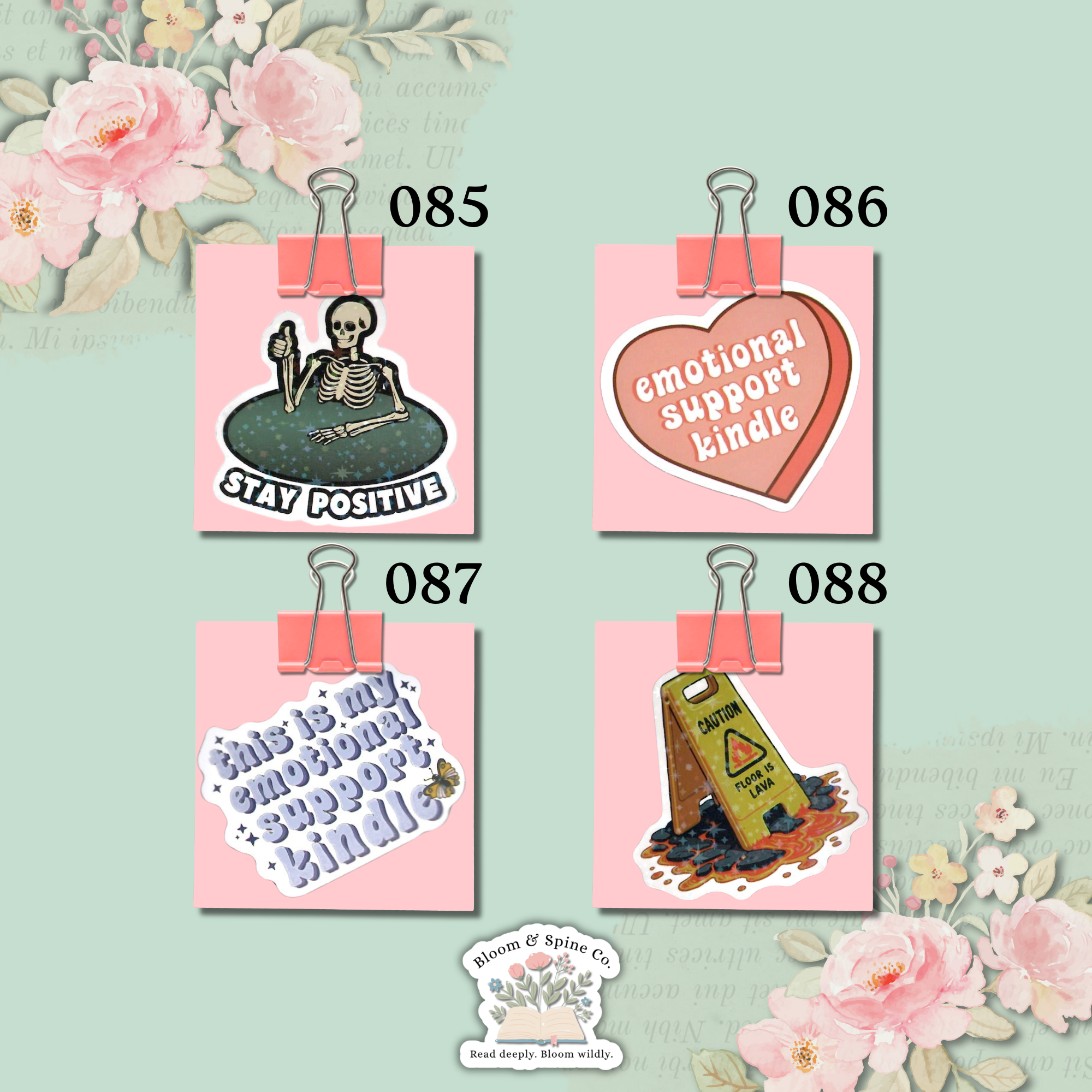 Stickers 085 - 088