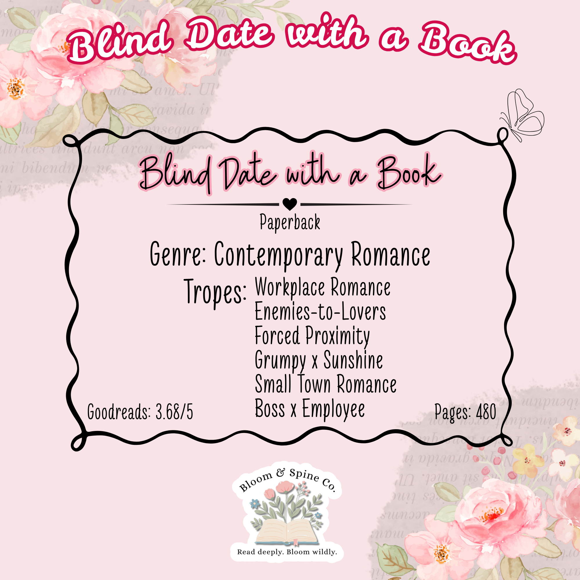 BLIND DATE WITH A BOOK #016