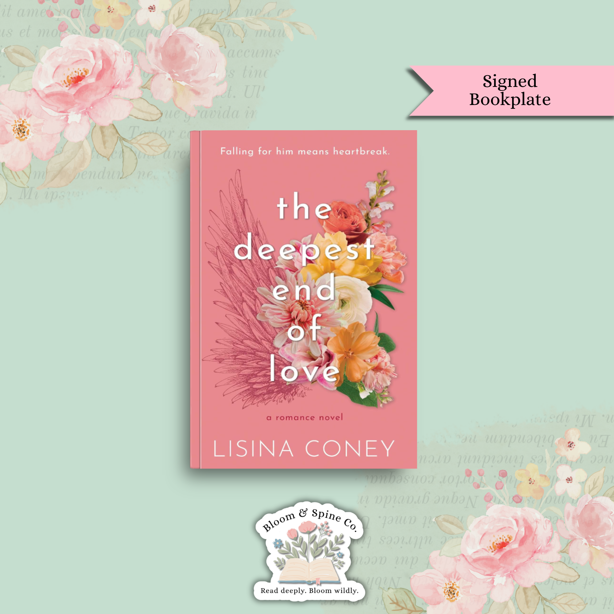 The Deepest End of Love by Lisina Coney **SIGNED BOOKPLATE**