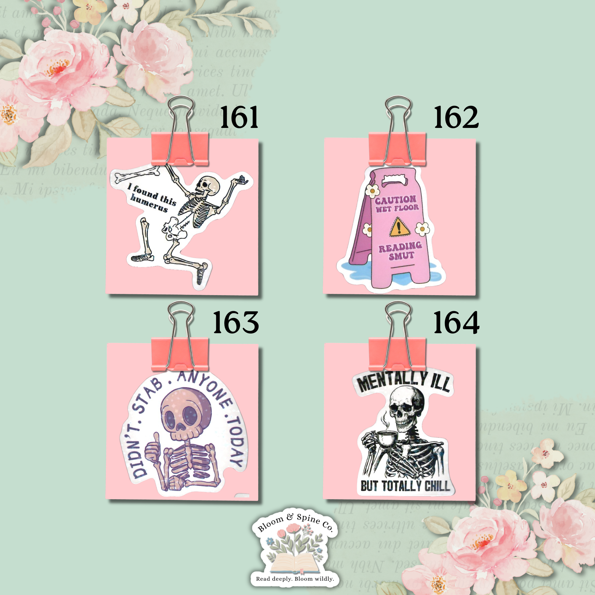 Stickers 161 - 164
