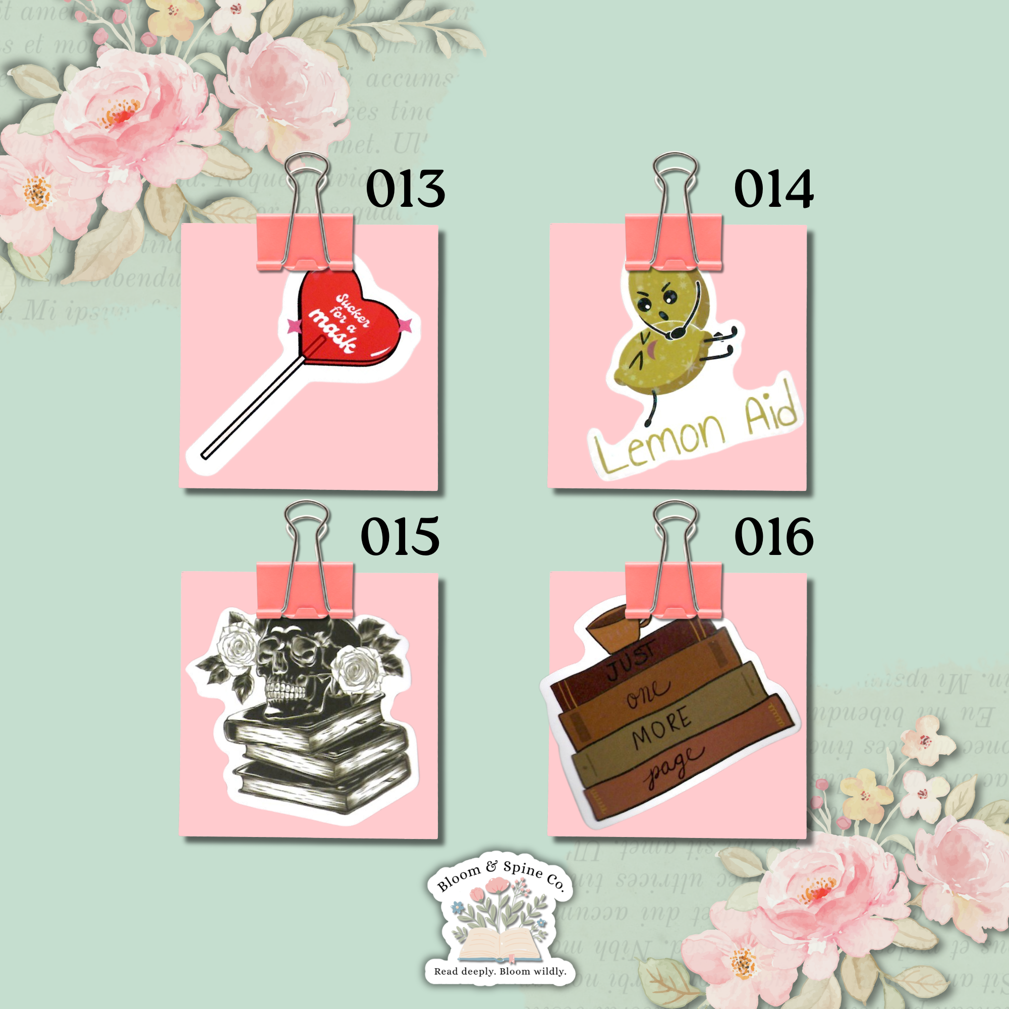 Stickers 013 - 016