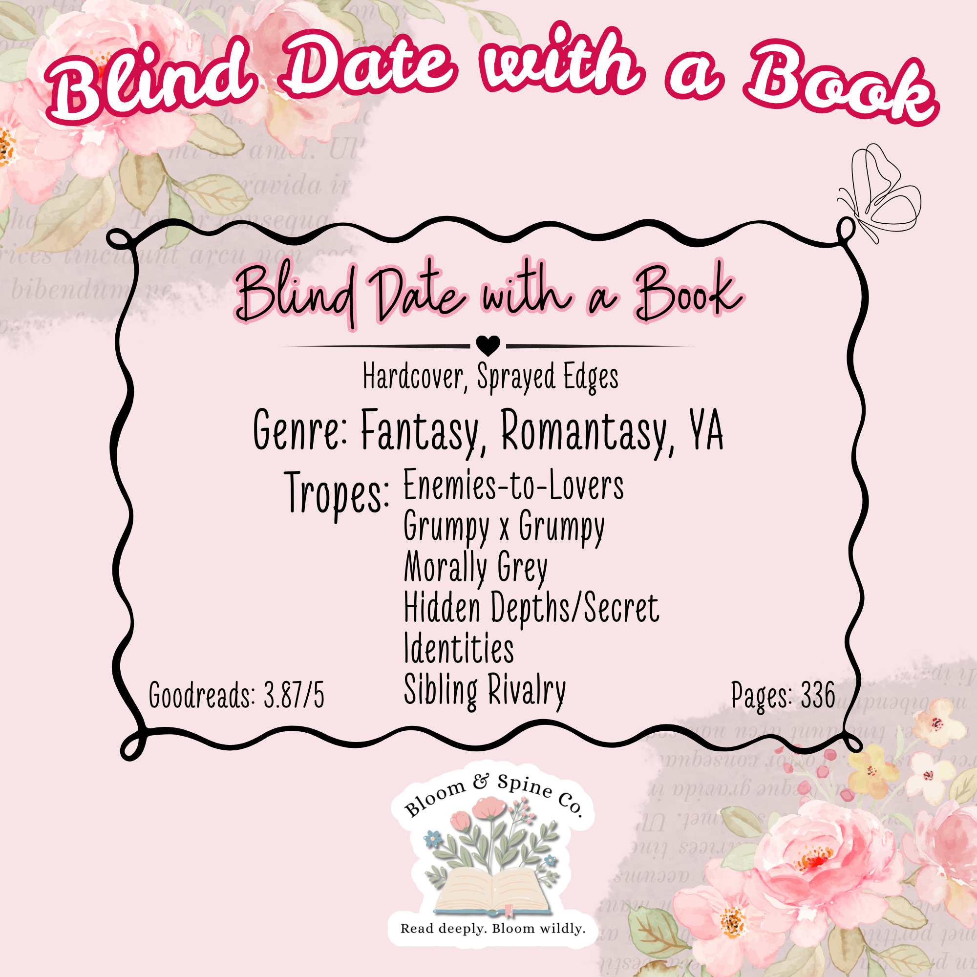 BLIND DATE WITH A BOOK #019