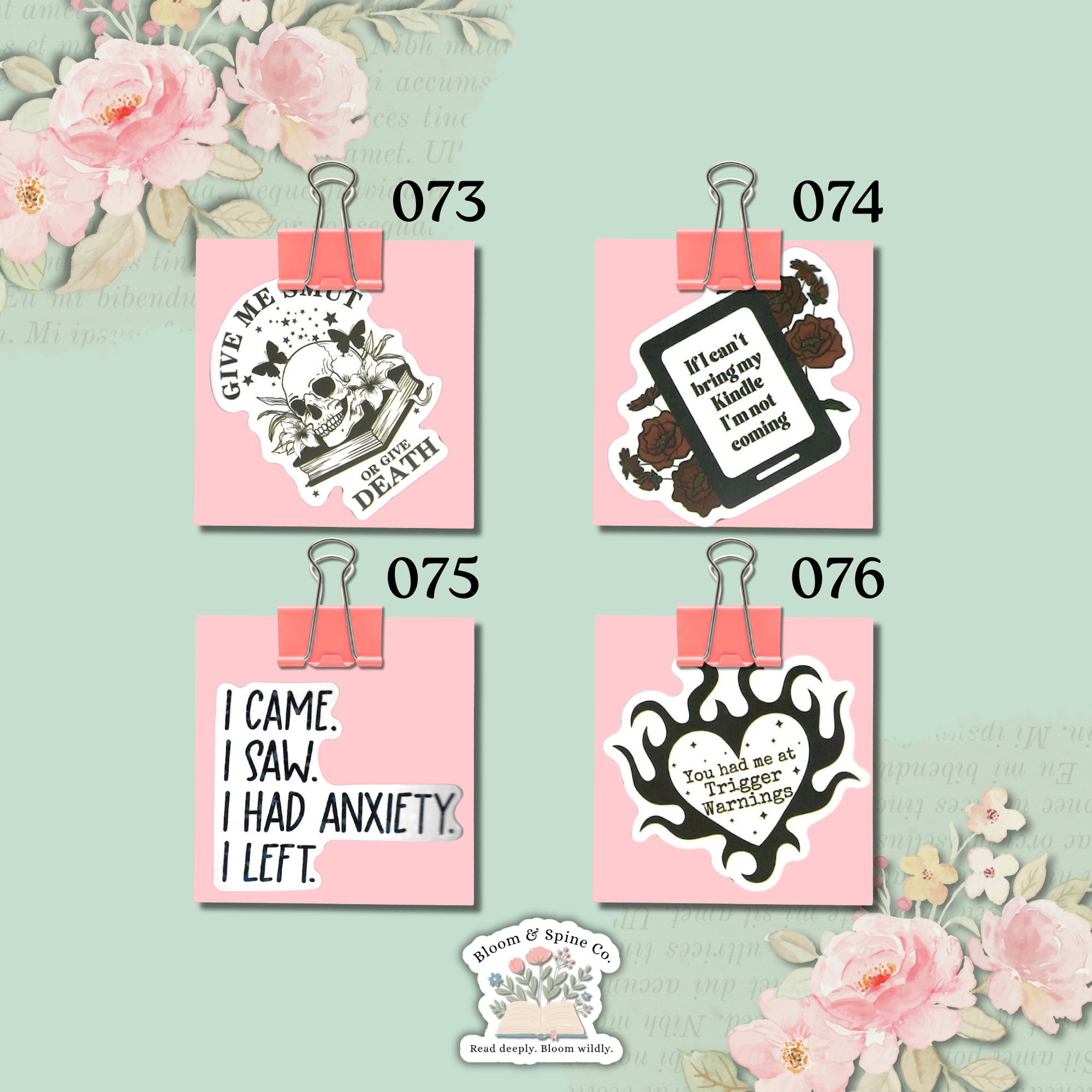 Stickers 073 - 076