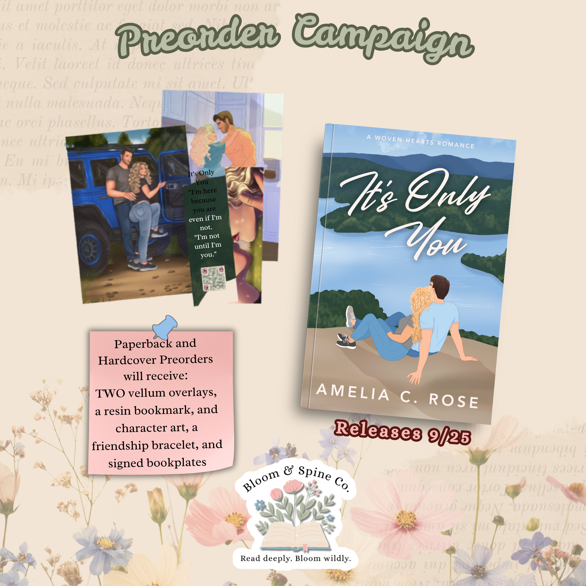 It's Only You by Amelia Rose **PREORDER**