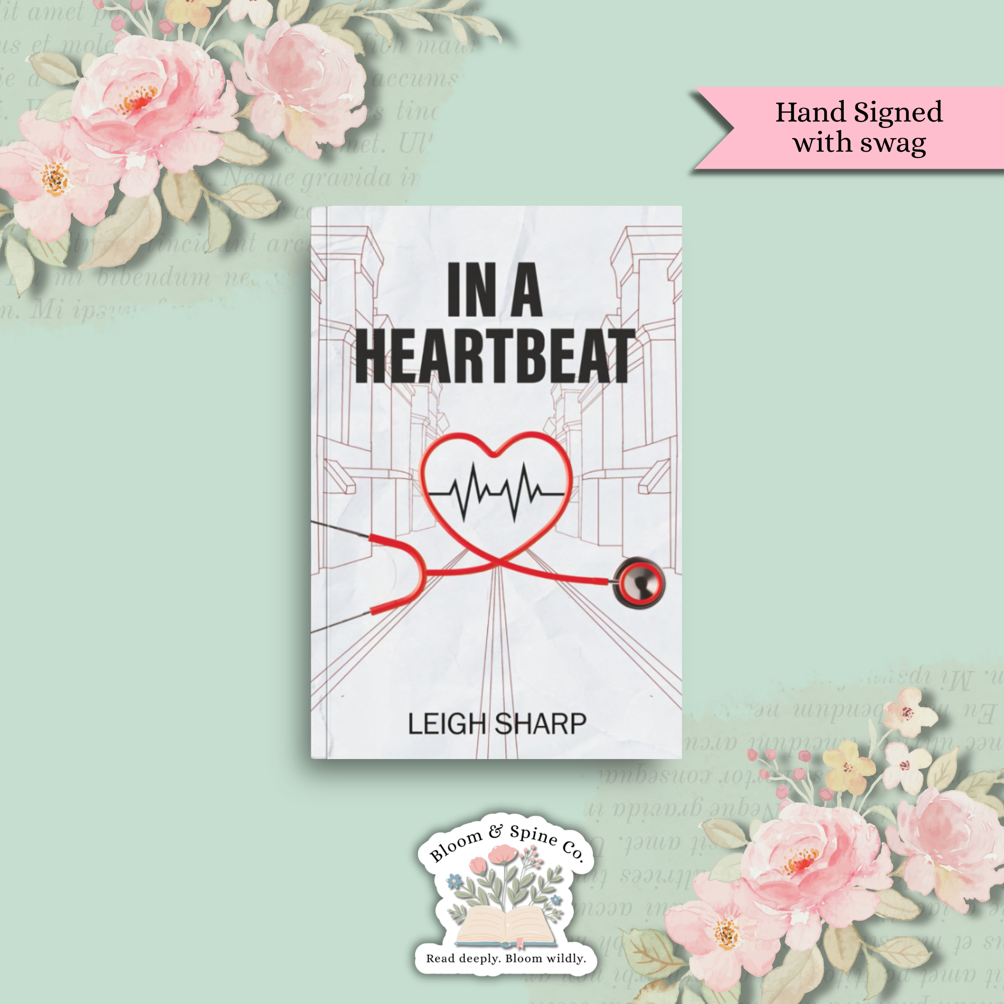 In A Heartbeat by Leigh Sharp (SIGNED COPY)