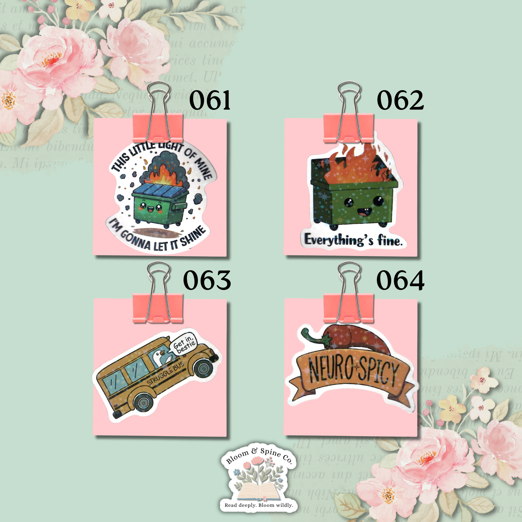 Stickers 061 - 064