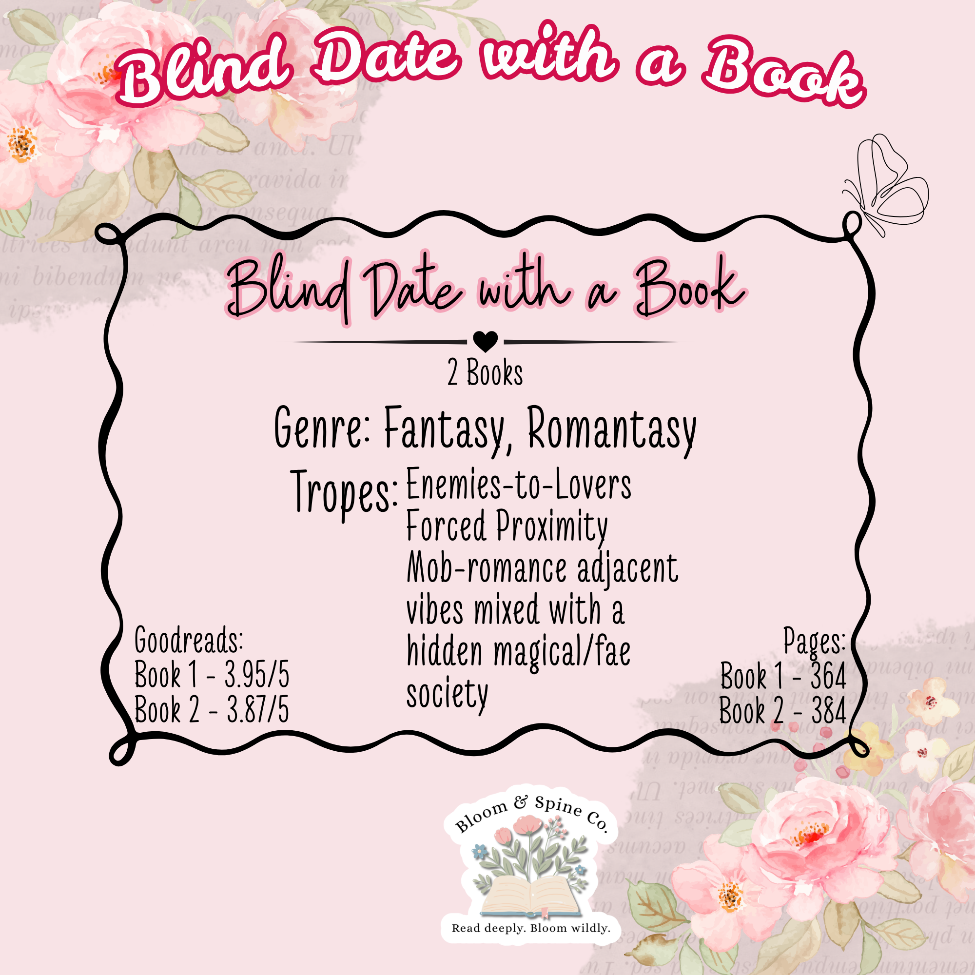 BLIND DATE WITH A BOOK #017 (2 books together)