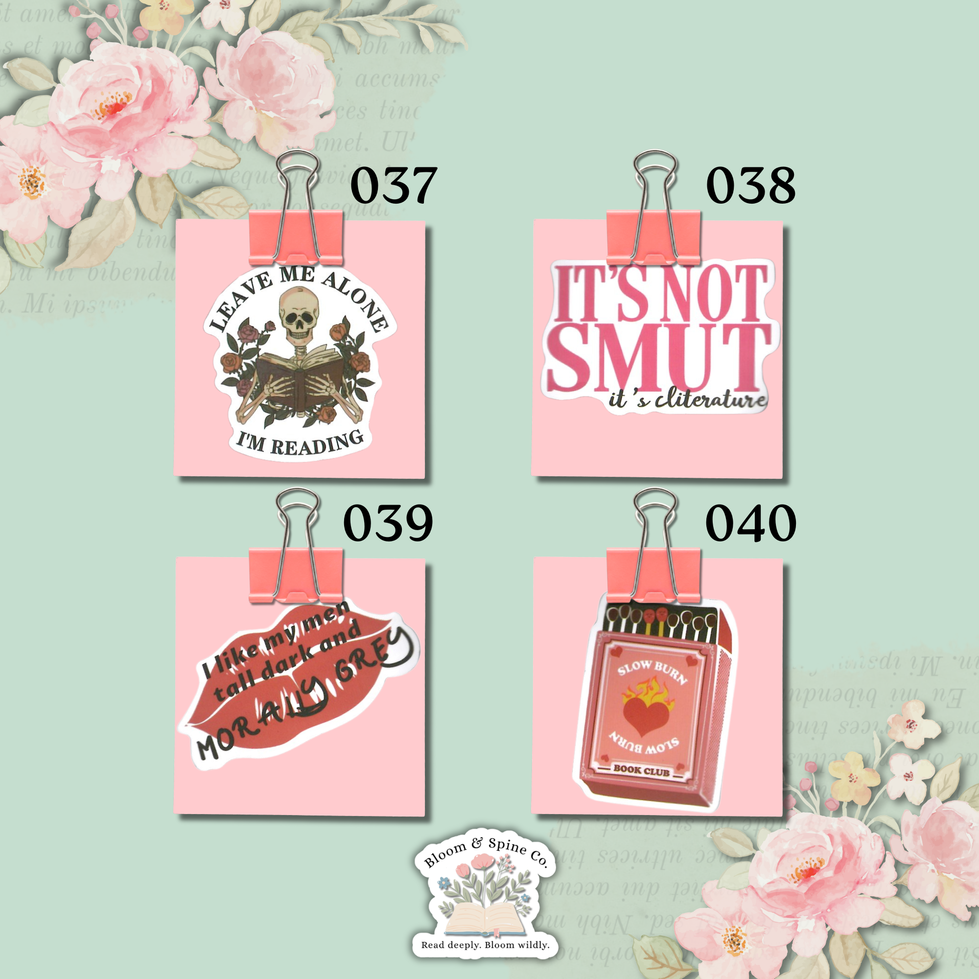 Stickers 037 - 040