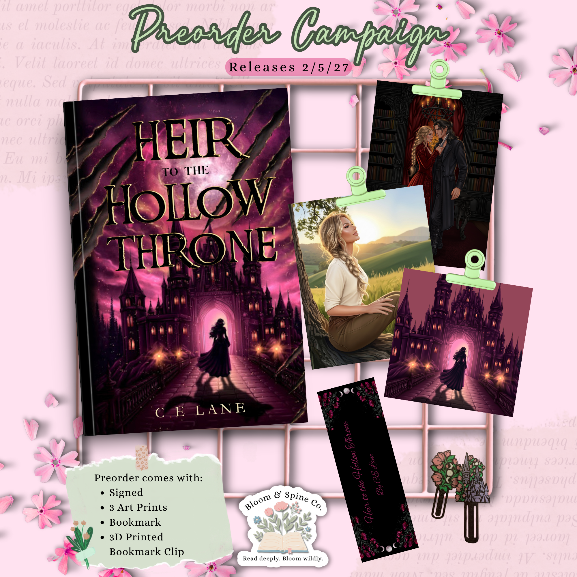 Heir to the Hollow Throne by C E Lane **PREORDER**