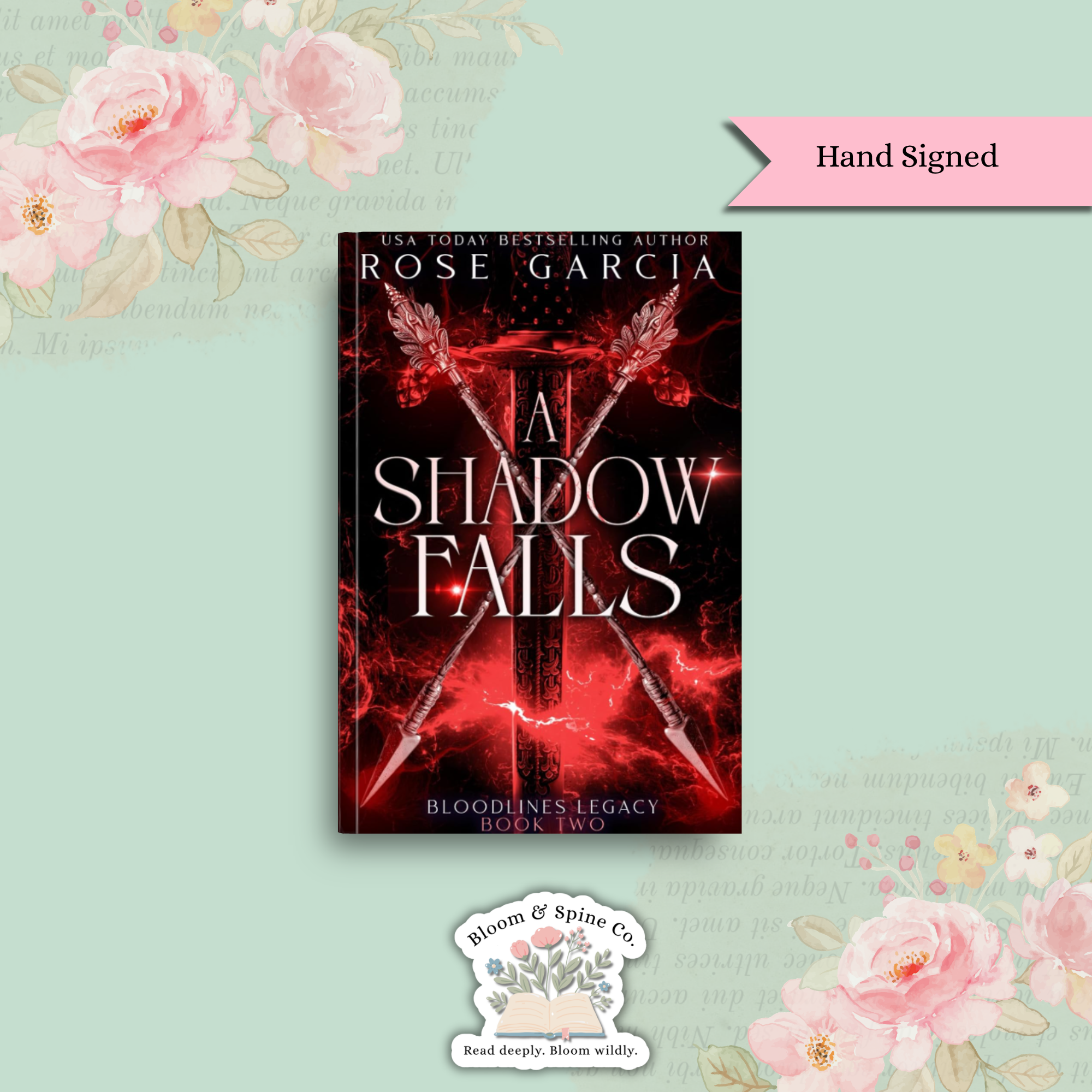 A Shadow Falls by Rose Garcia **SIGNED COPY**