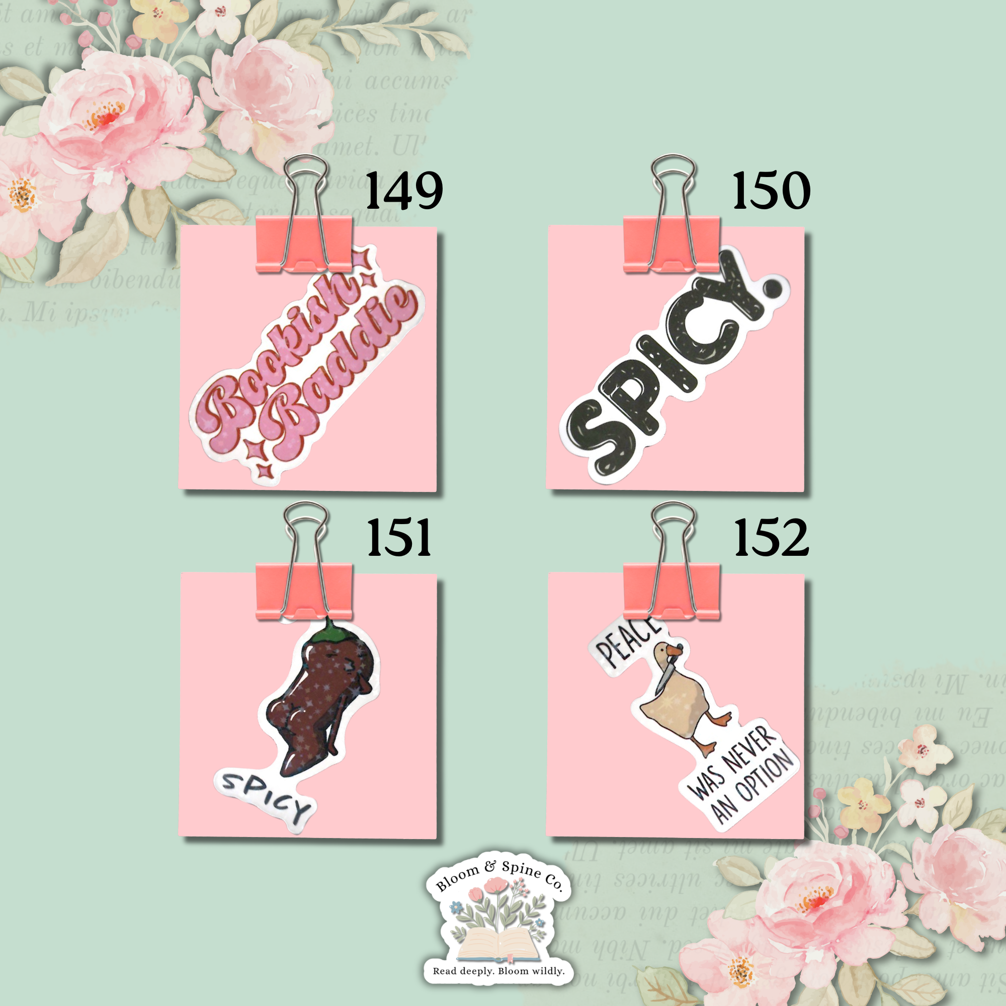 Stickers 149 - 152