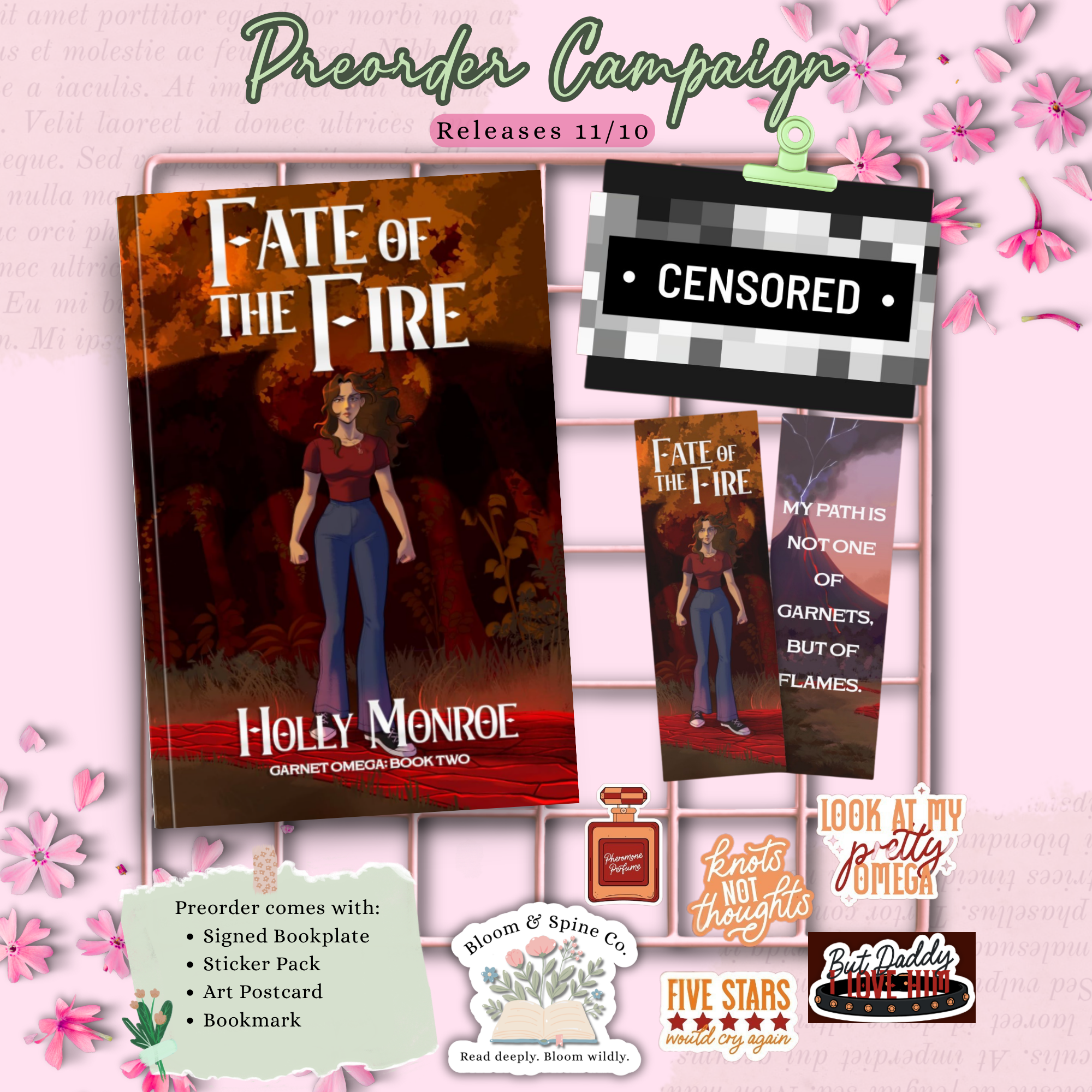 Fate of the Fire by Holly Monroe **PREORDER**