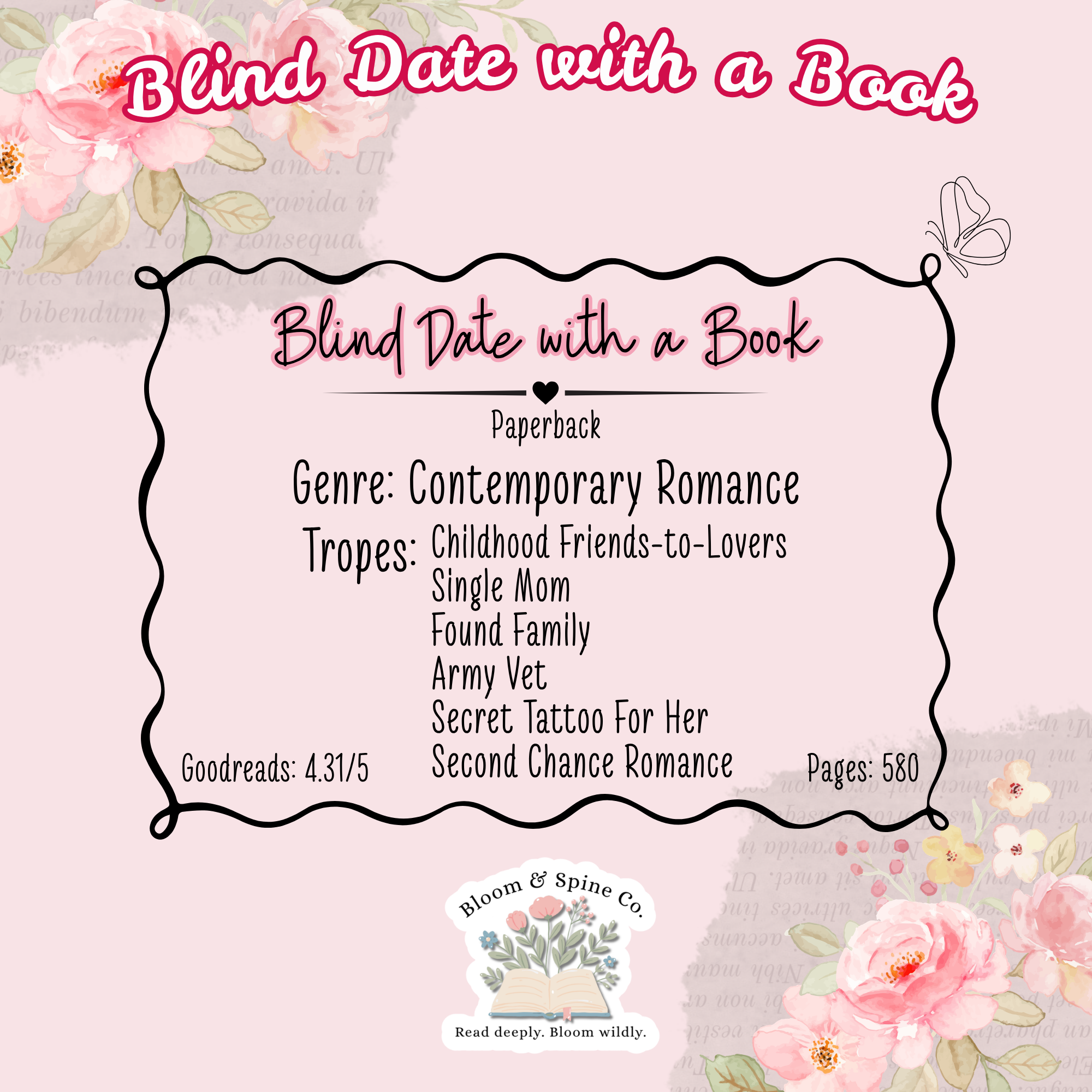 BLIND DATE WITH A BOOK #014
