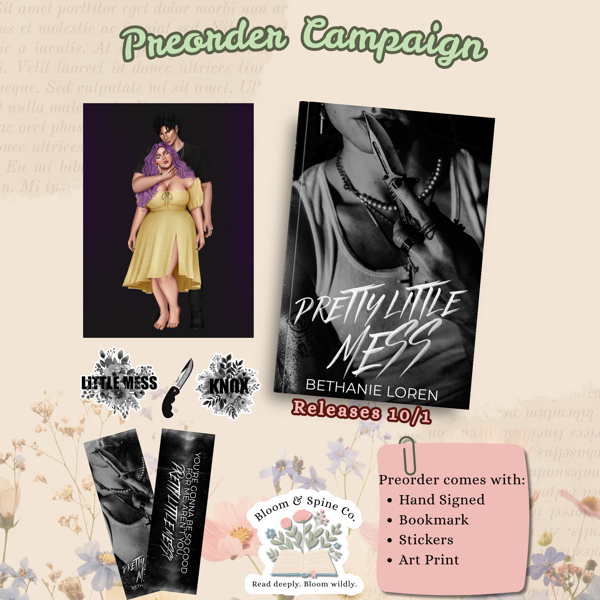 Pretty Little Mess by Bethanie Loren **PREORDER**