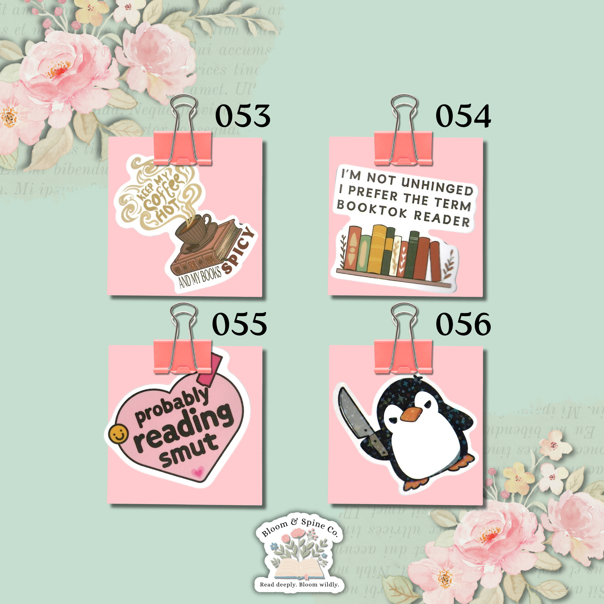 Stickers 053 - 056