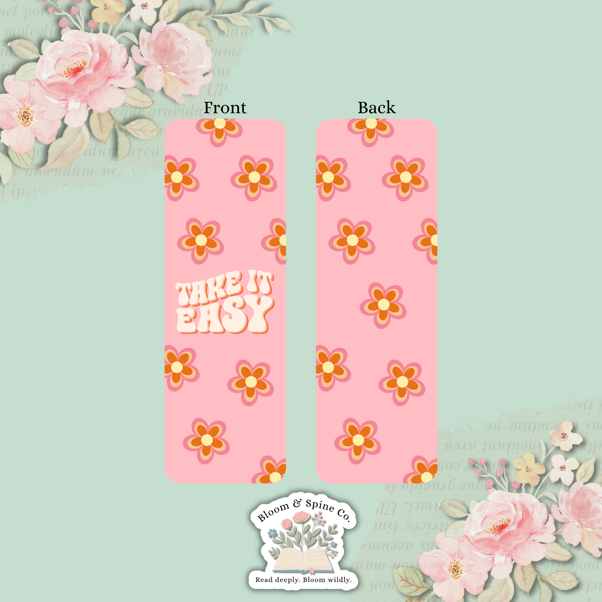 Take It Easy Bookmark