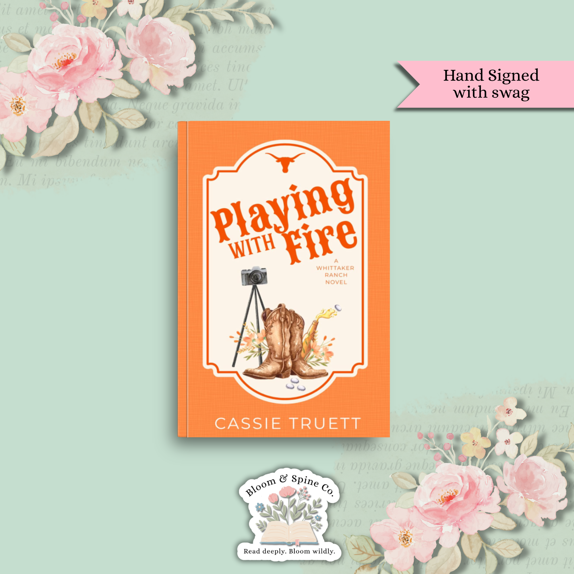 Playing with Fire by Cassie Truett (SIGNED COPY)