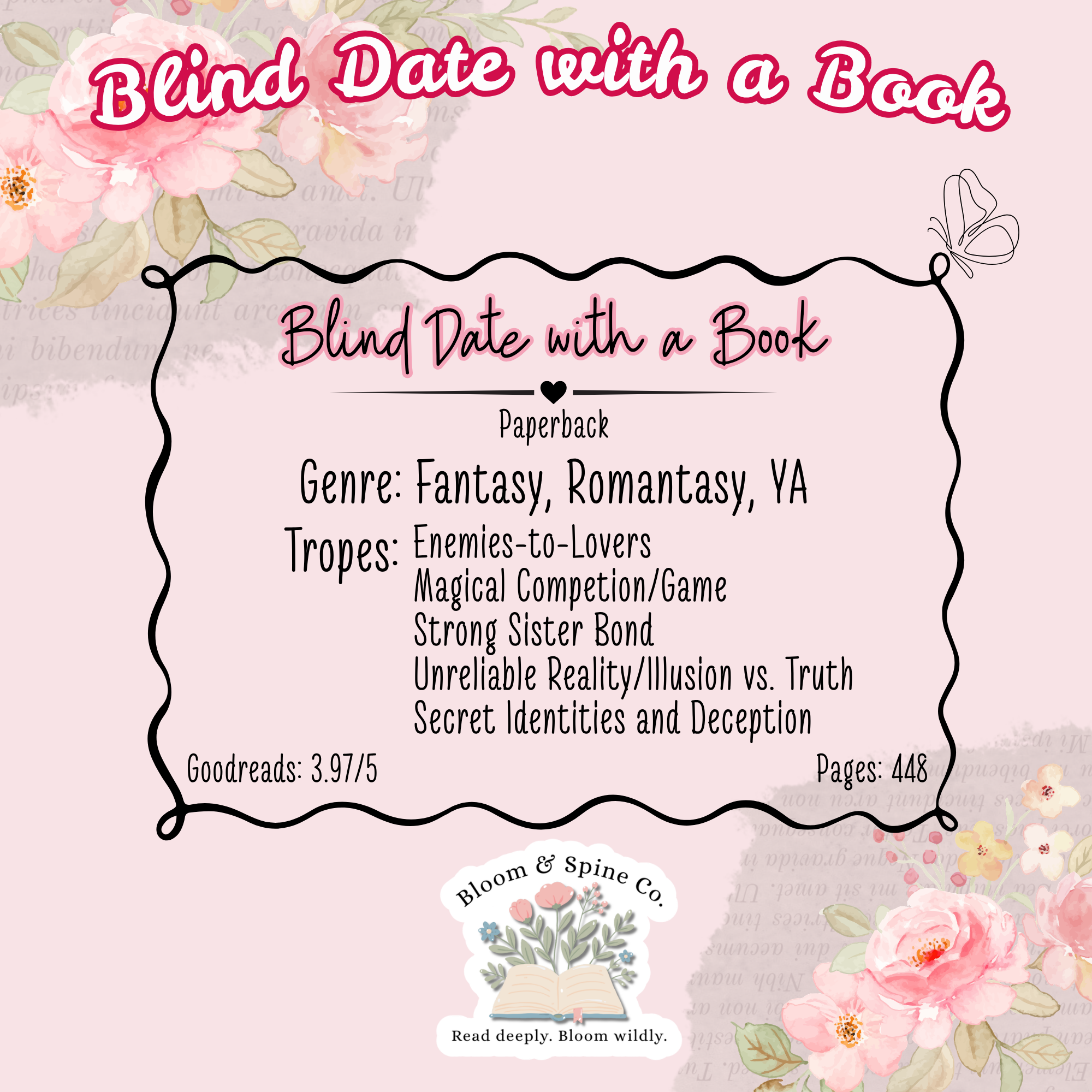 BLIND DATE WITH A BOOK #018