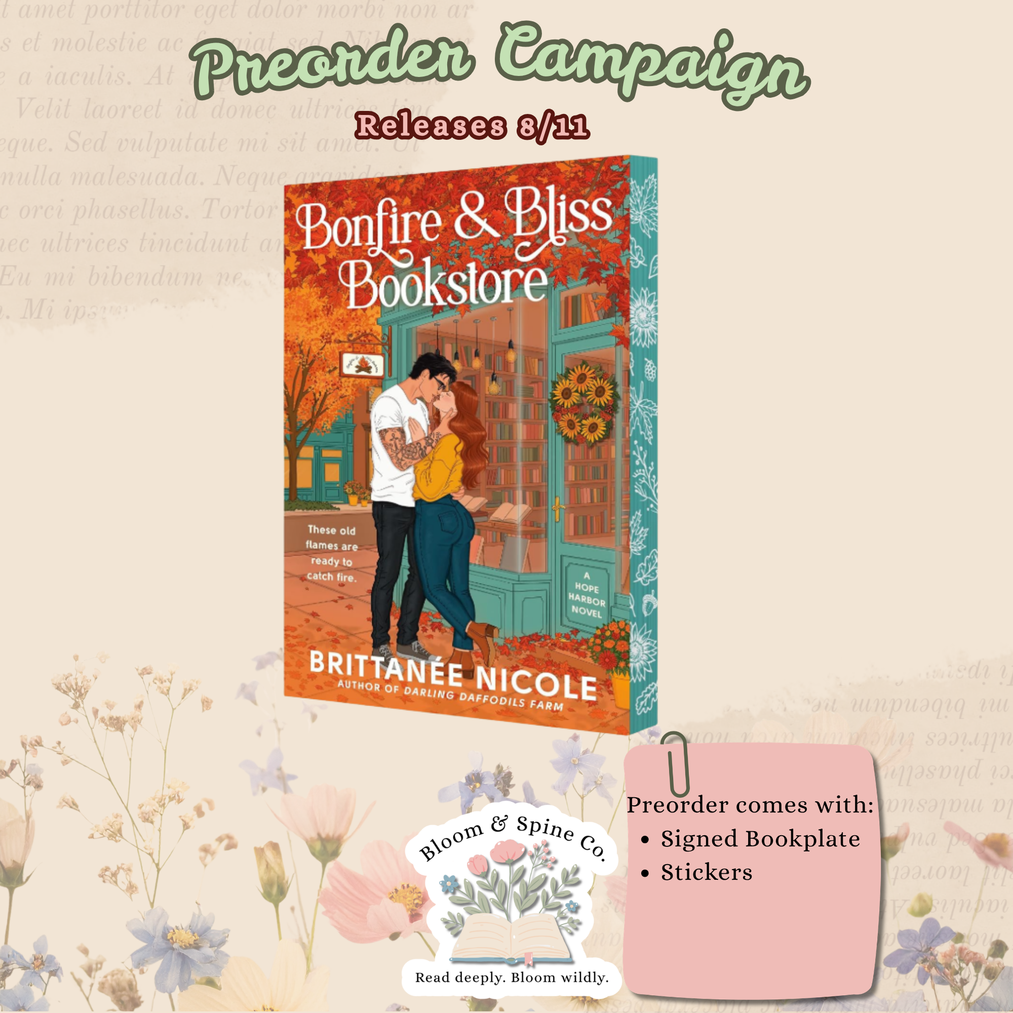 Bonfire & Bliss by Brittanee Nicole **PREORDER**