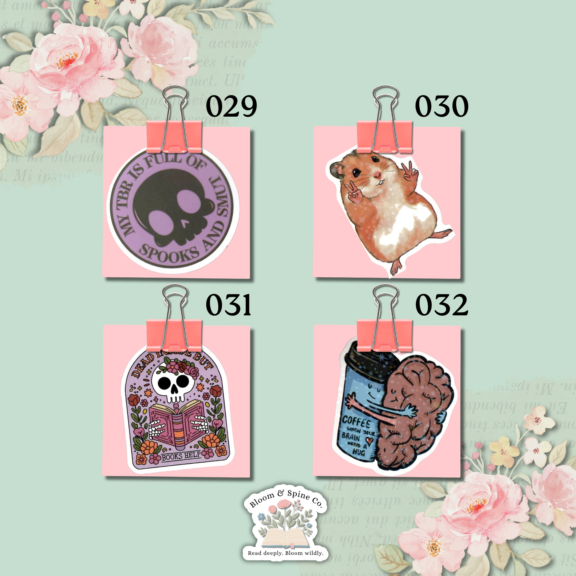Stickers 029 - 032