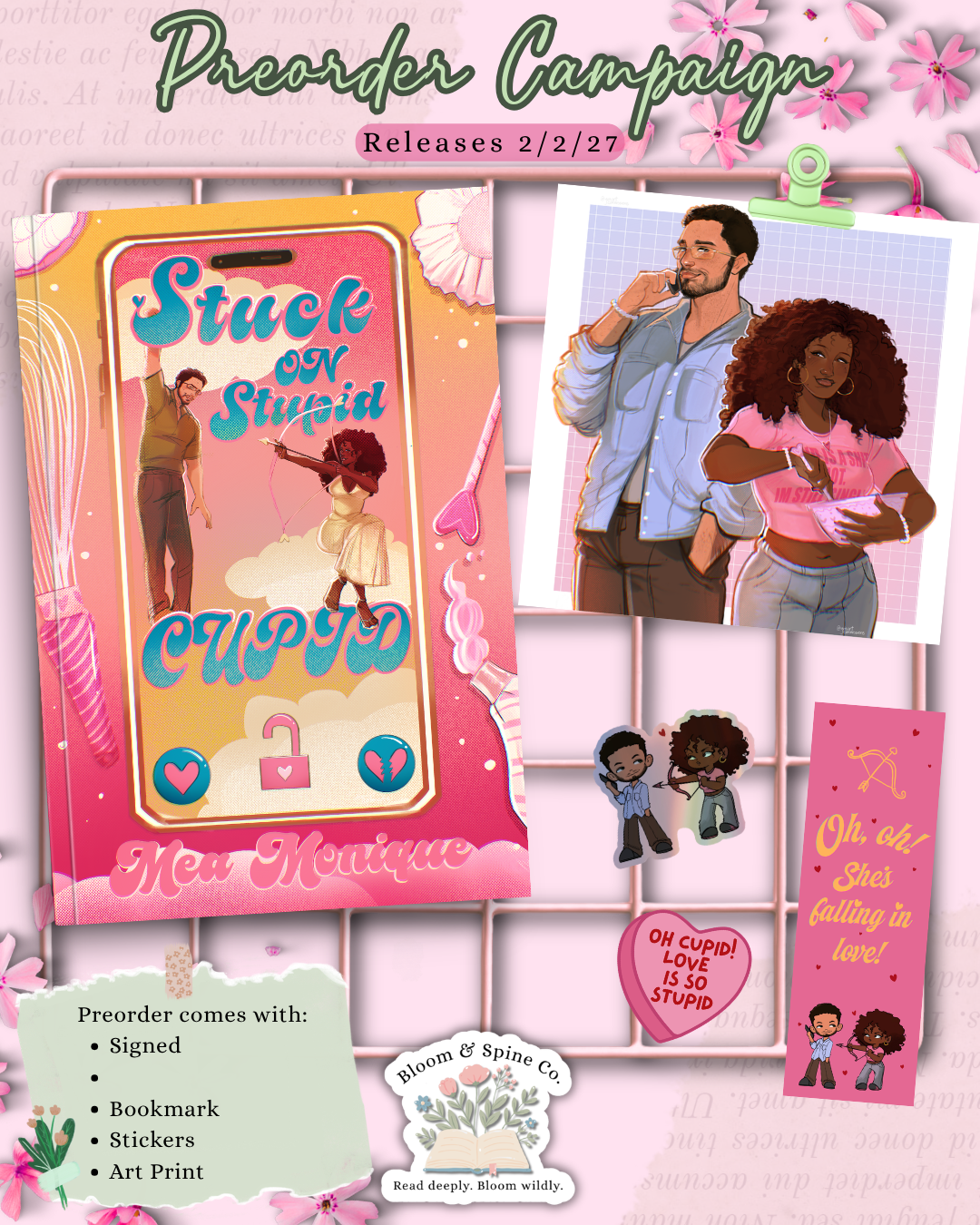 Stuck on Stupid Cupid by Mae Monique **PREORDER**