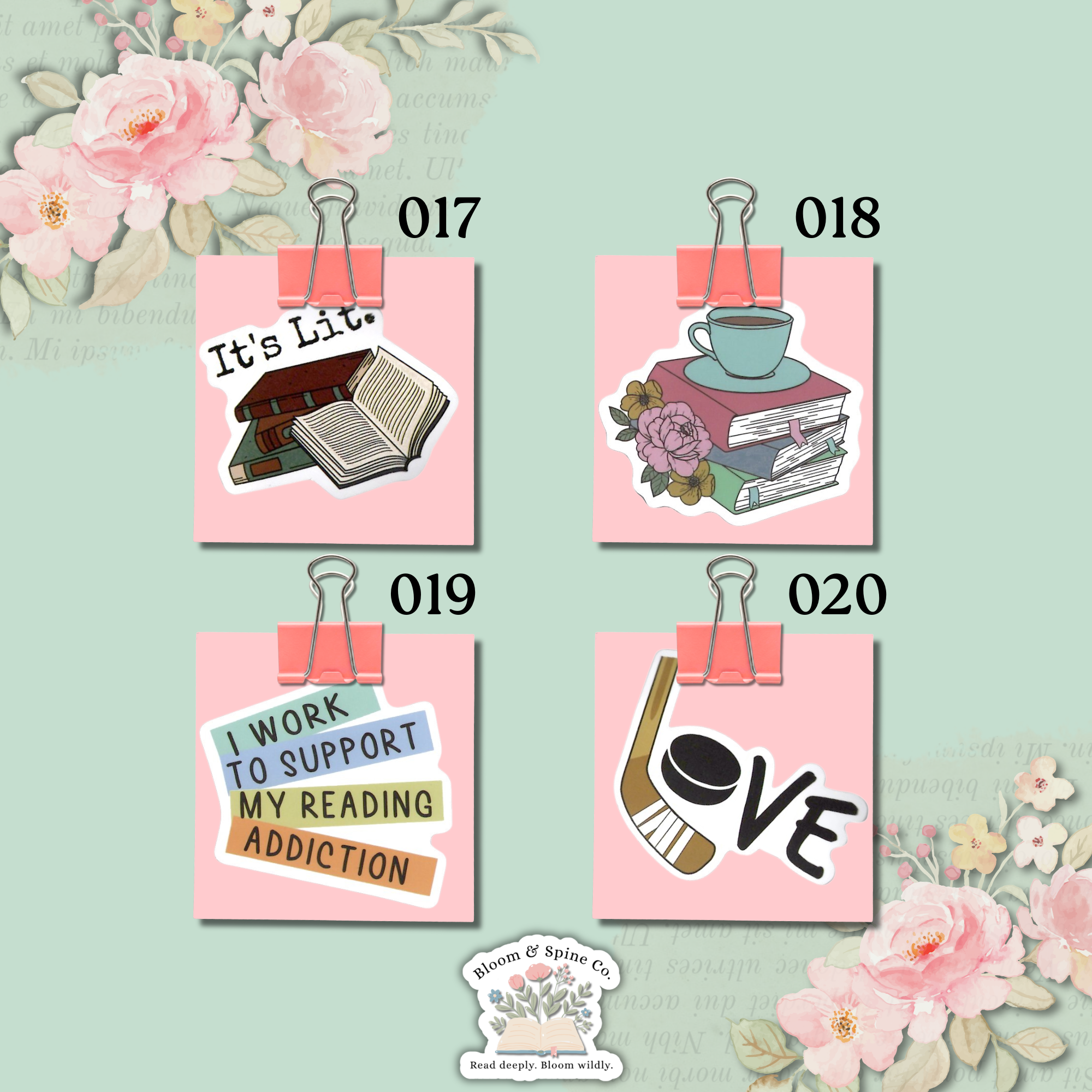 Stickers 017 - 020