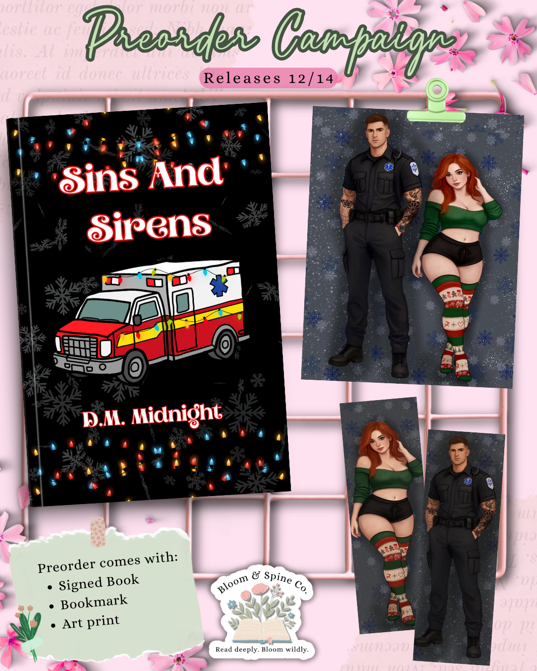 Sins and Sirens by D. M. Midnight **PREORDER**