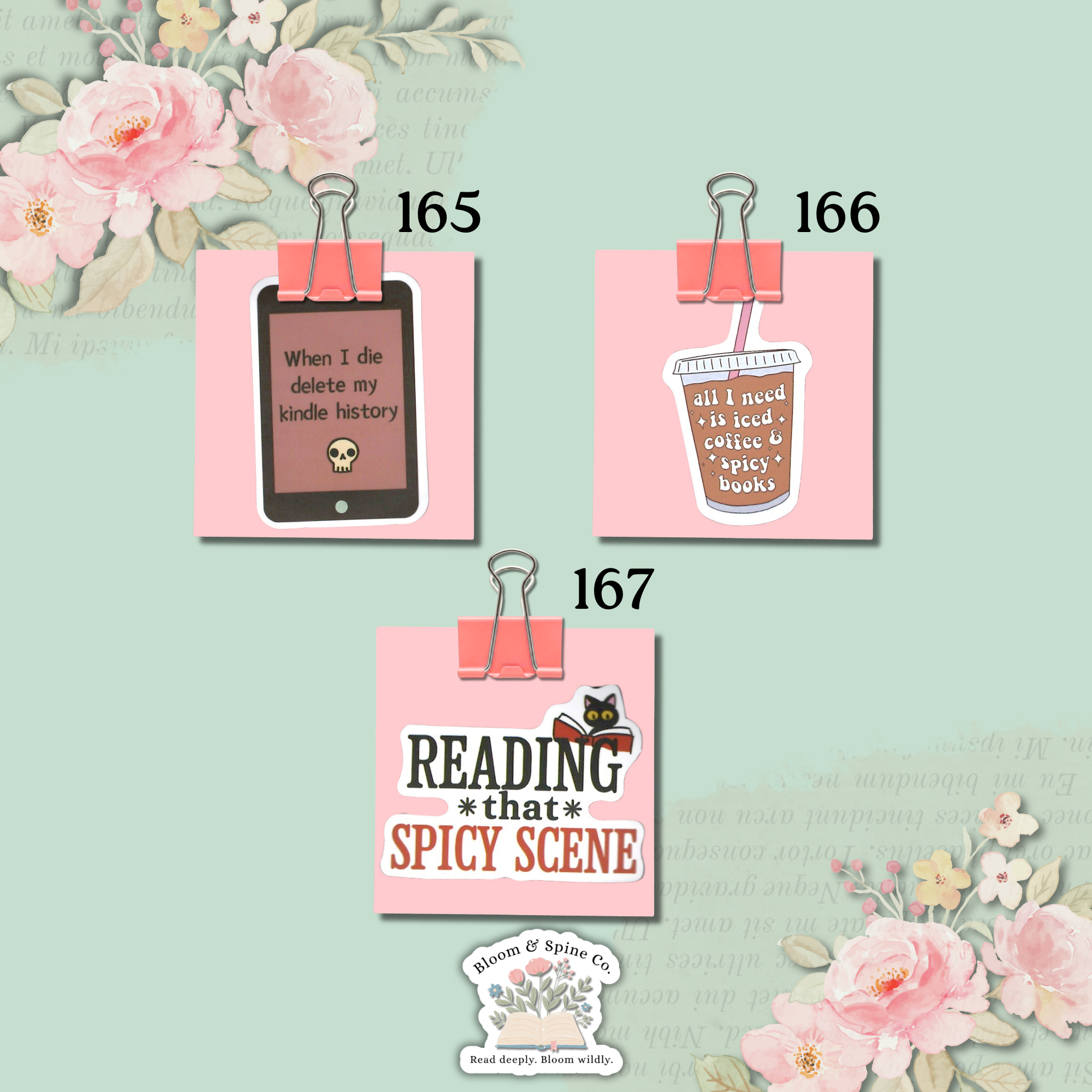 Stickers 165 - 167