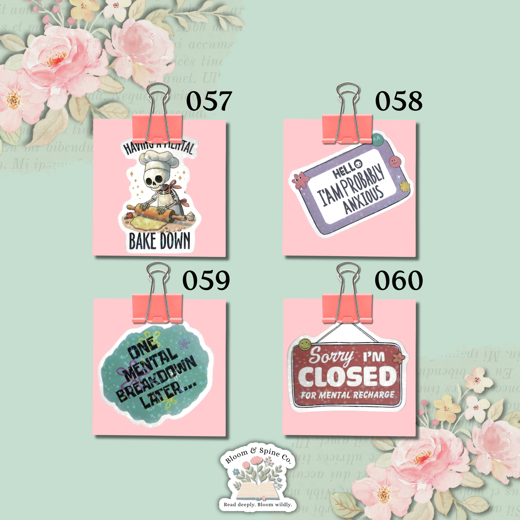 Stickers 057 - 060