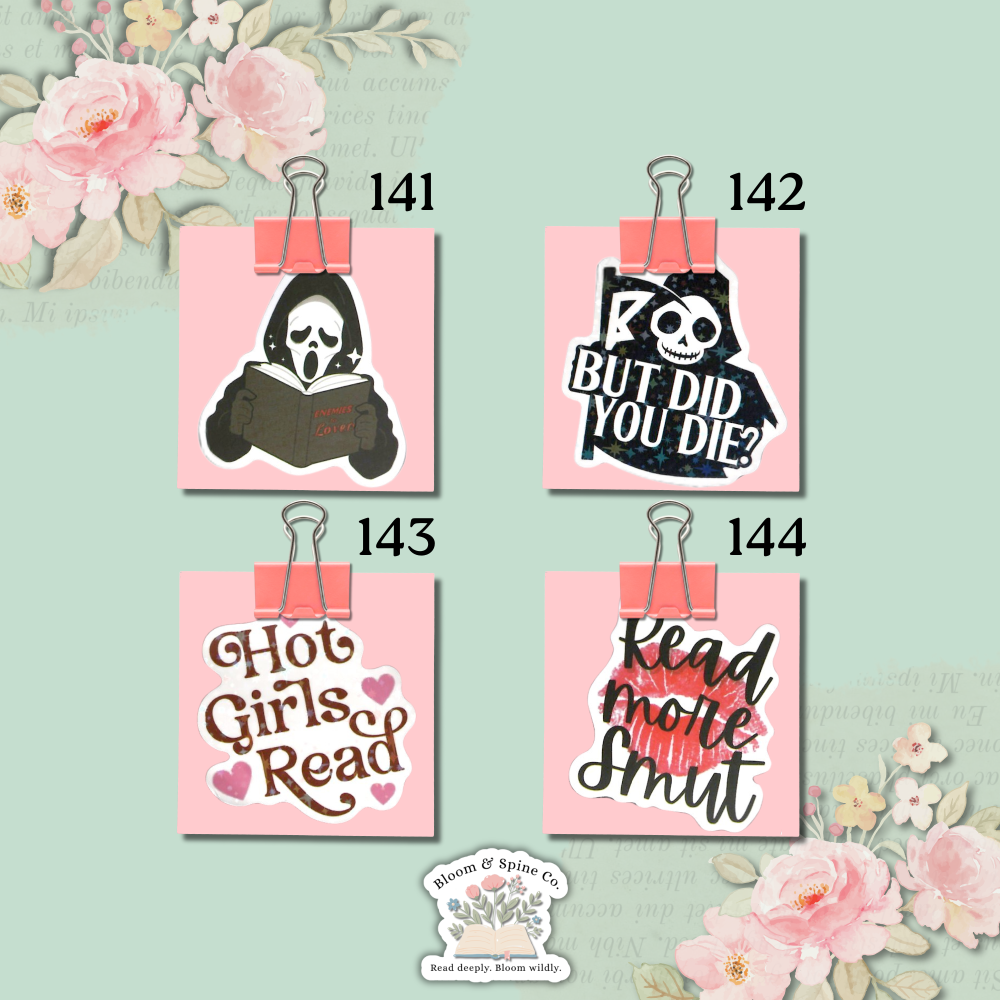 Stickers 141 - 144