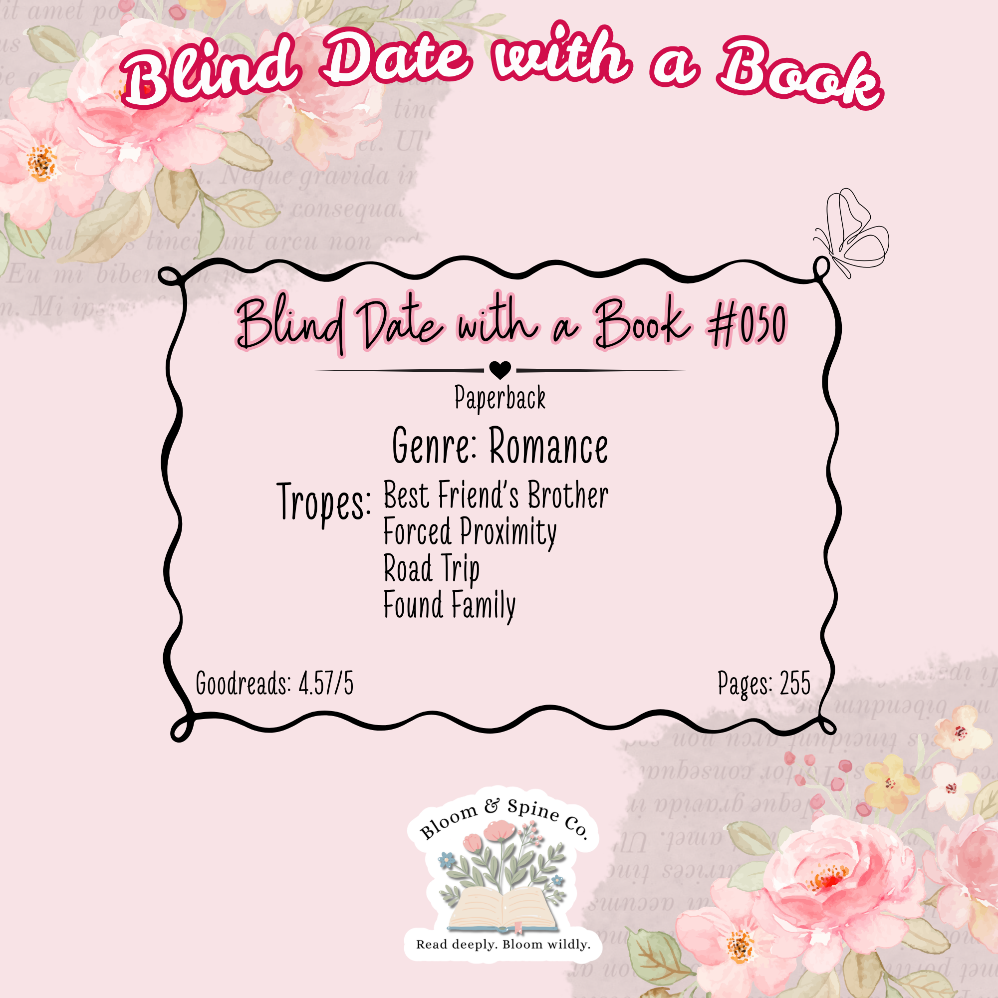 BLIND DATE WITH A BOOK #050