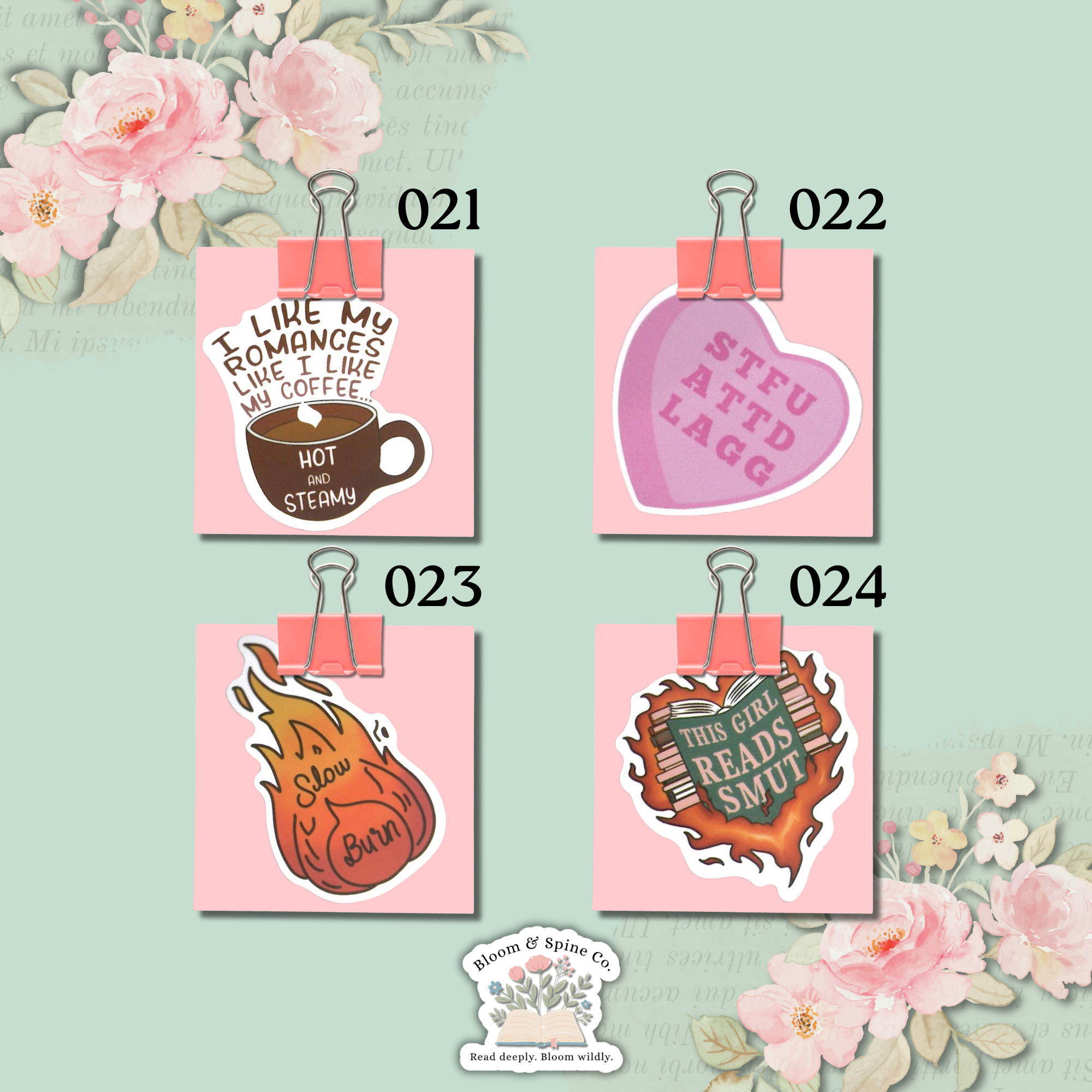 Stickers 021 - 024