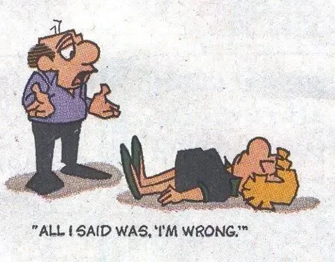 I was wrong