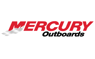 Mercury logo with red text and stylized silver metallic element symbol.